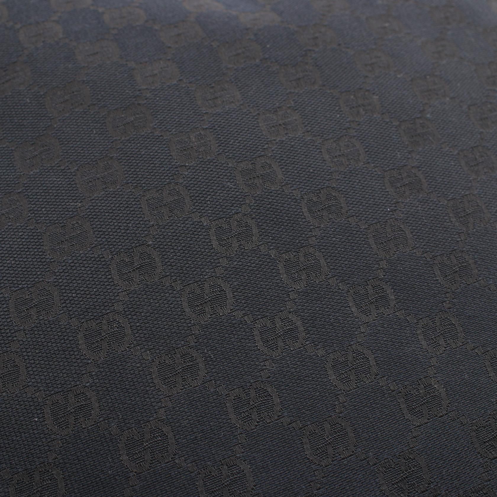 Gucci Gg Canvas Tote Bag Black Canvas 002 1100