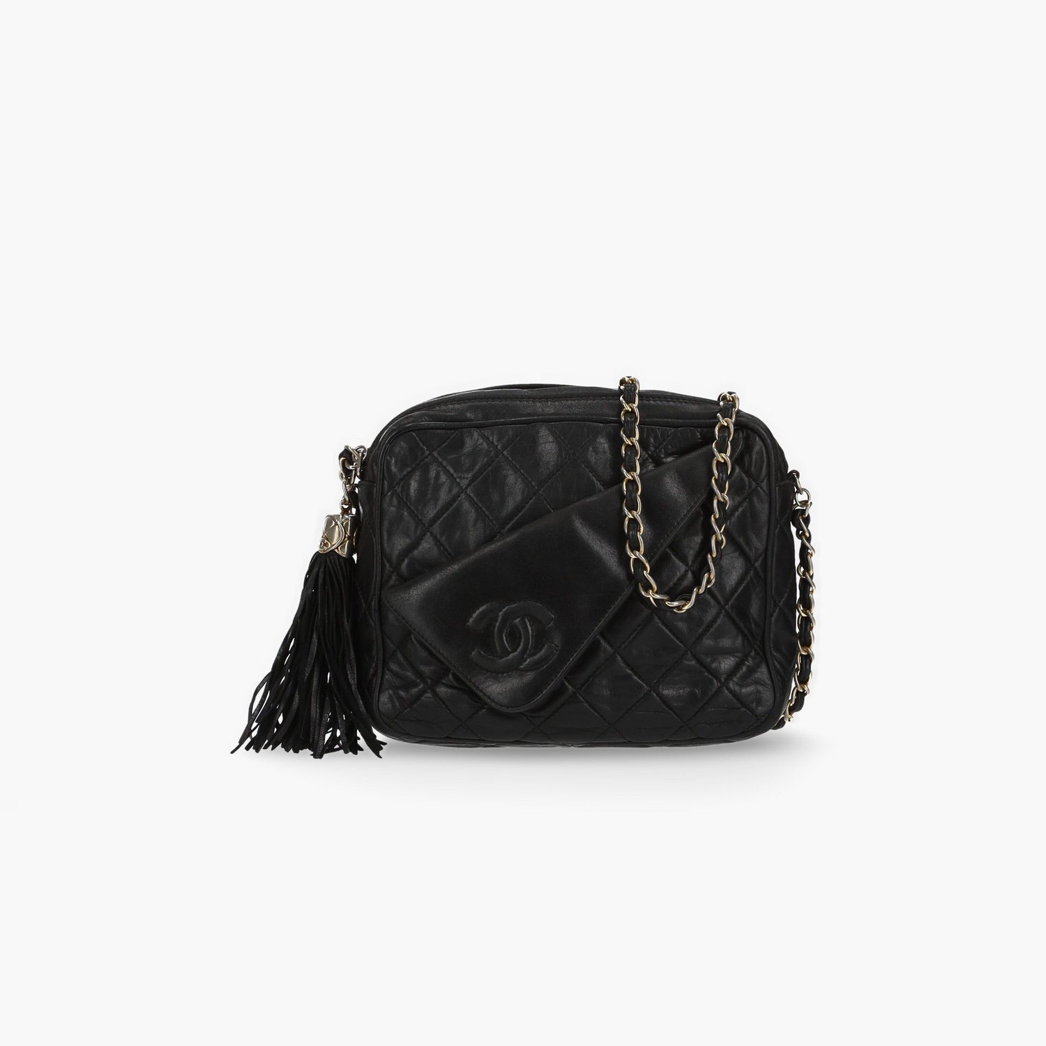 Chanel Camera Tassel Crossbody Bag