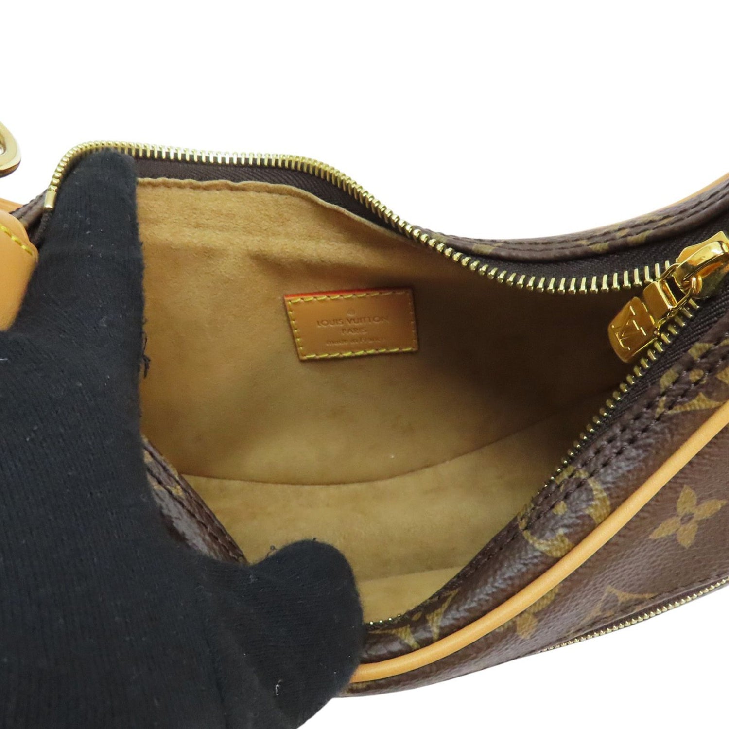Louis Vuitton Loop Monogram Canvas Brown Shoulder Handbag M 81098