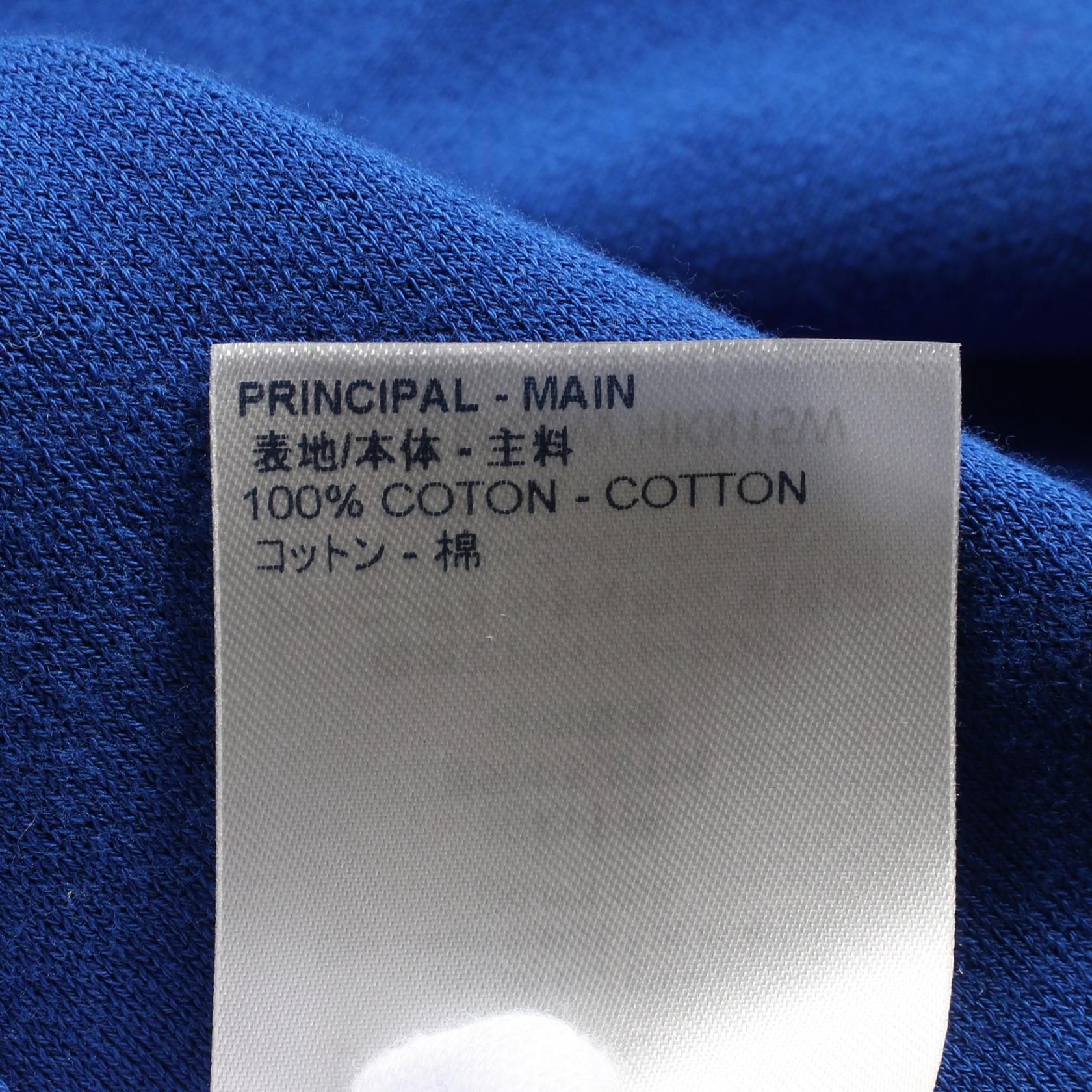 Louis Vuitton Lvm Intarsia Knit Rm 211m Zlw Hkn 15w Cotton Blue Mens L