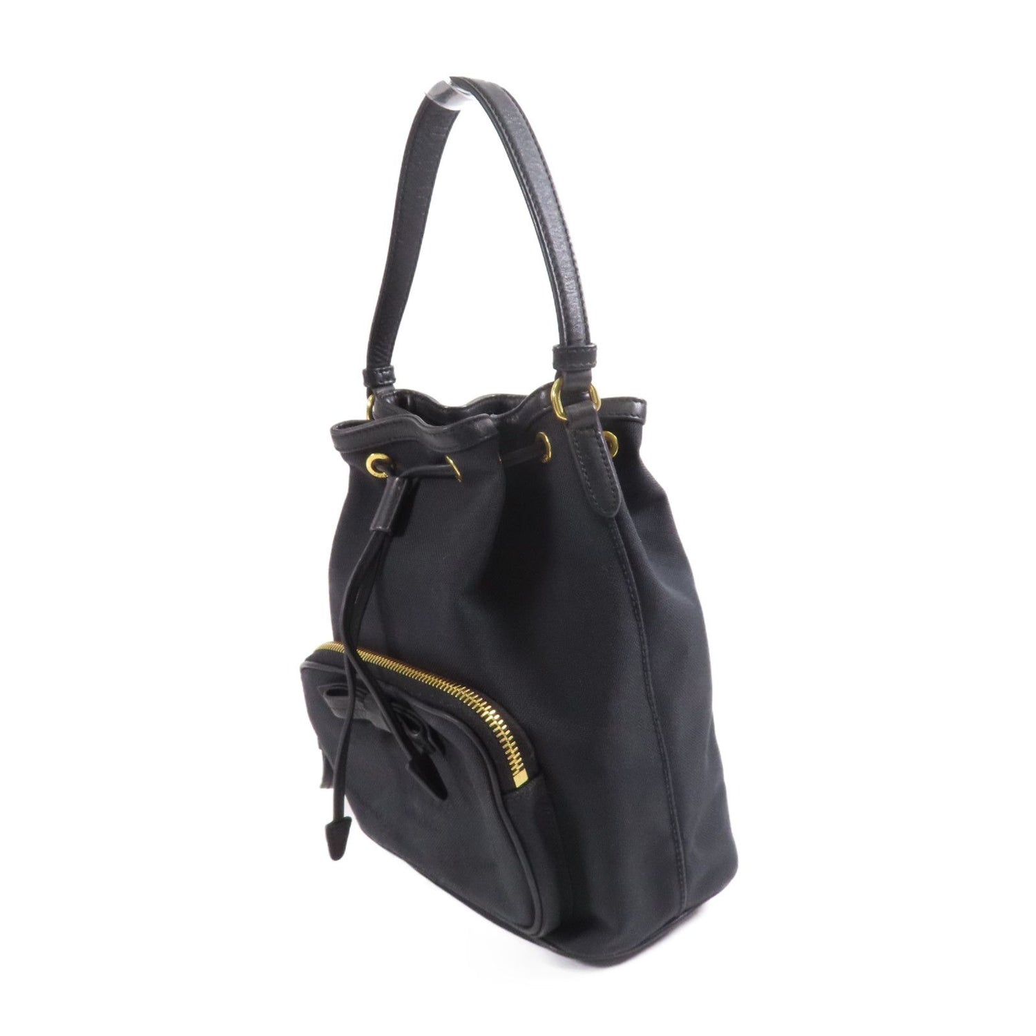 Prada Canvas 2Way Shoulder Bag 2way Shoulder Bag Black Canvas 1bh 038