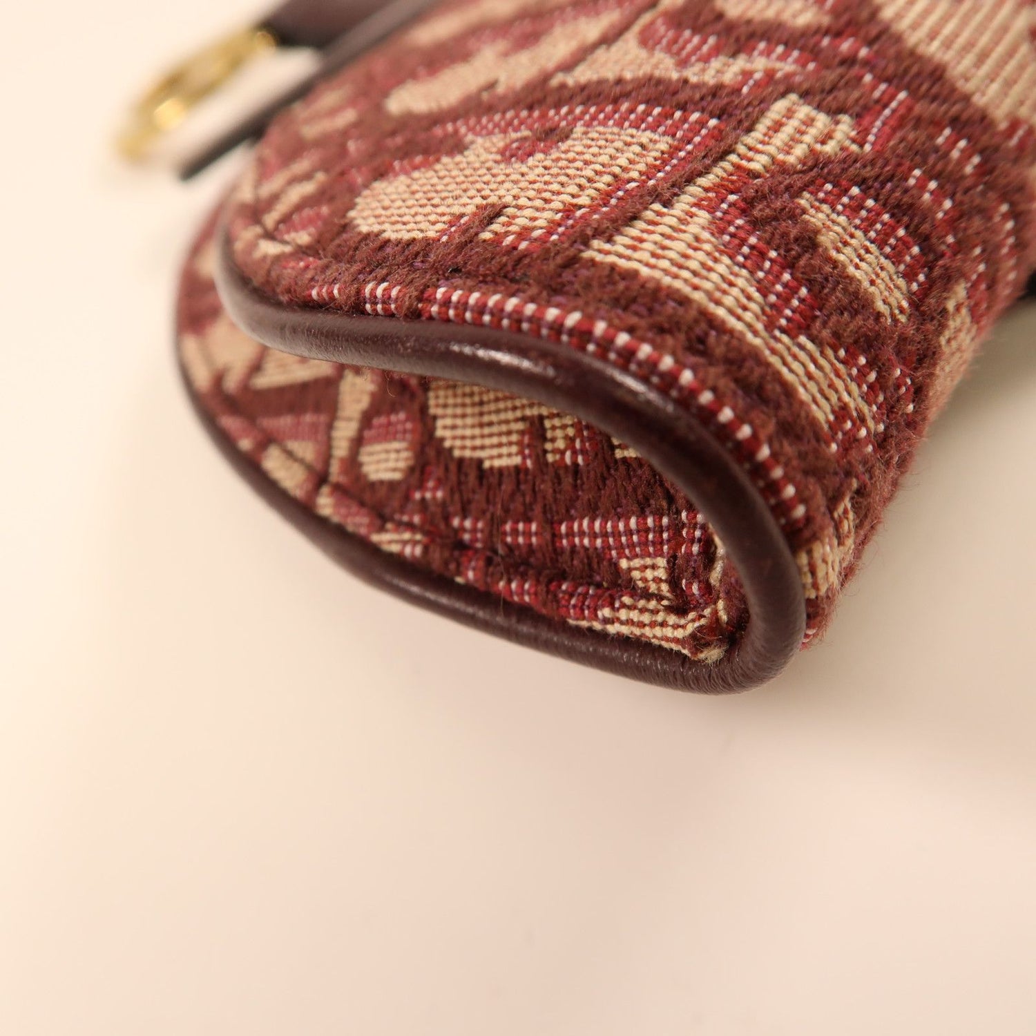 Dior Canvas Golden Waist Bag Red Waist Bag Body Bag Red Canvas Saddle Belt Bag