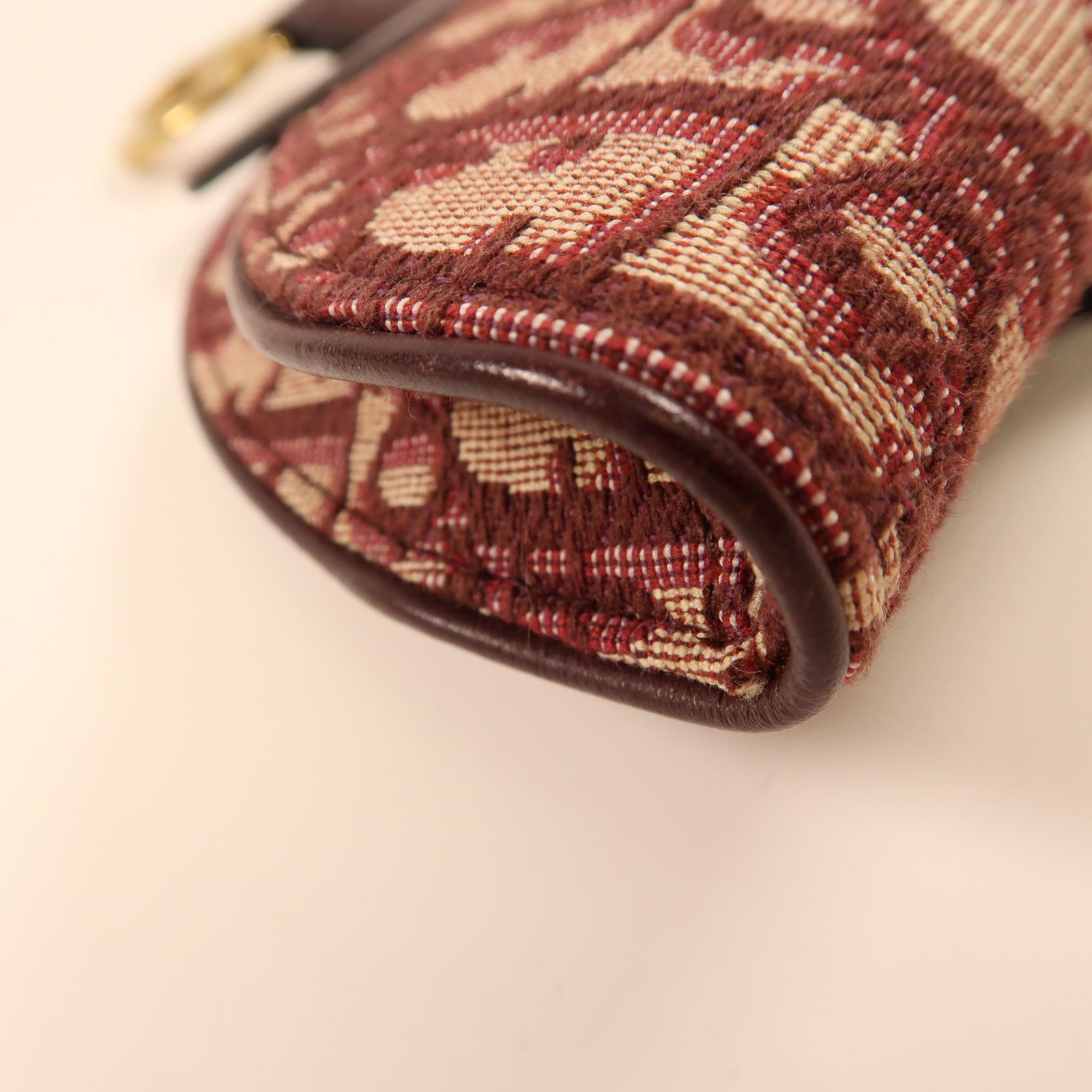 Dior Canvas Golden Waist Bag Red Waist Bag Body Bag Red Canvas Saddle Belt Bag