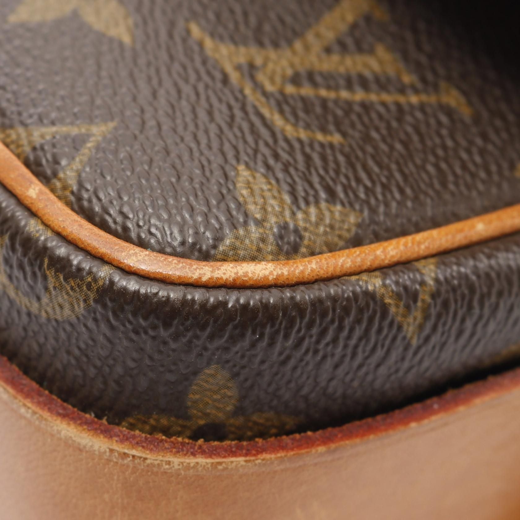 Louis Vuitton Cartouchiere Mm Shoulder Bag M 51253 Monogram Canvas Brown Lv