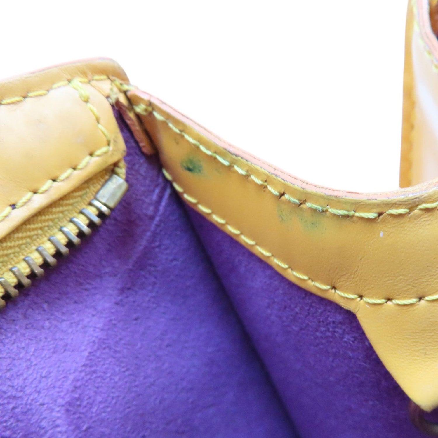 Louis Vuitton Saint Jacques Shoulder Bag Epi Leather Yellow M 52269