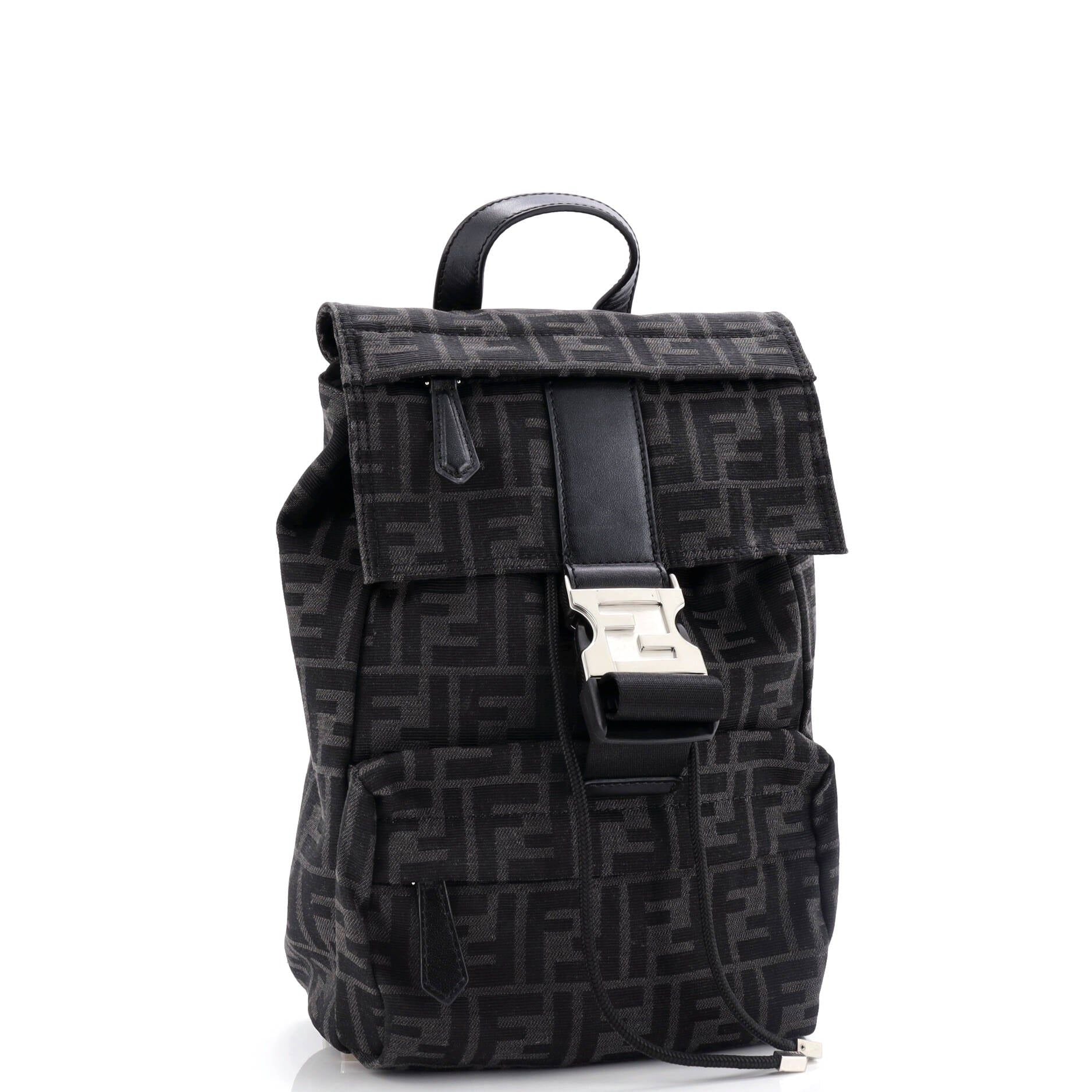 Fendi Fendiness Backpack Zucca Canvas Small