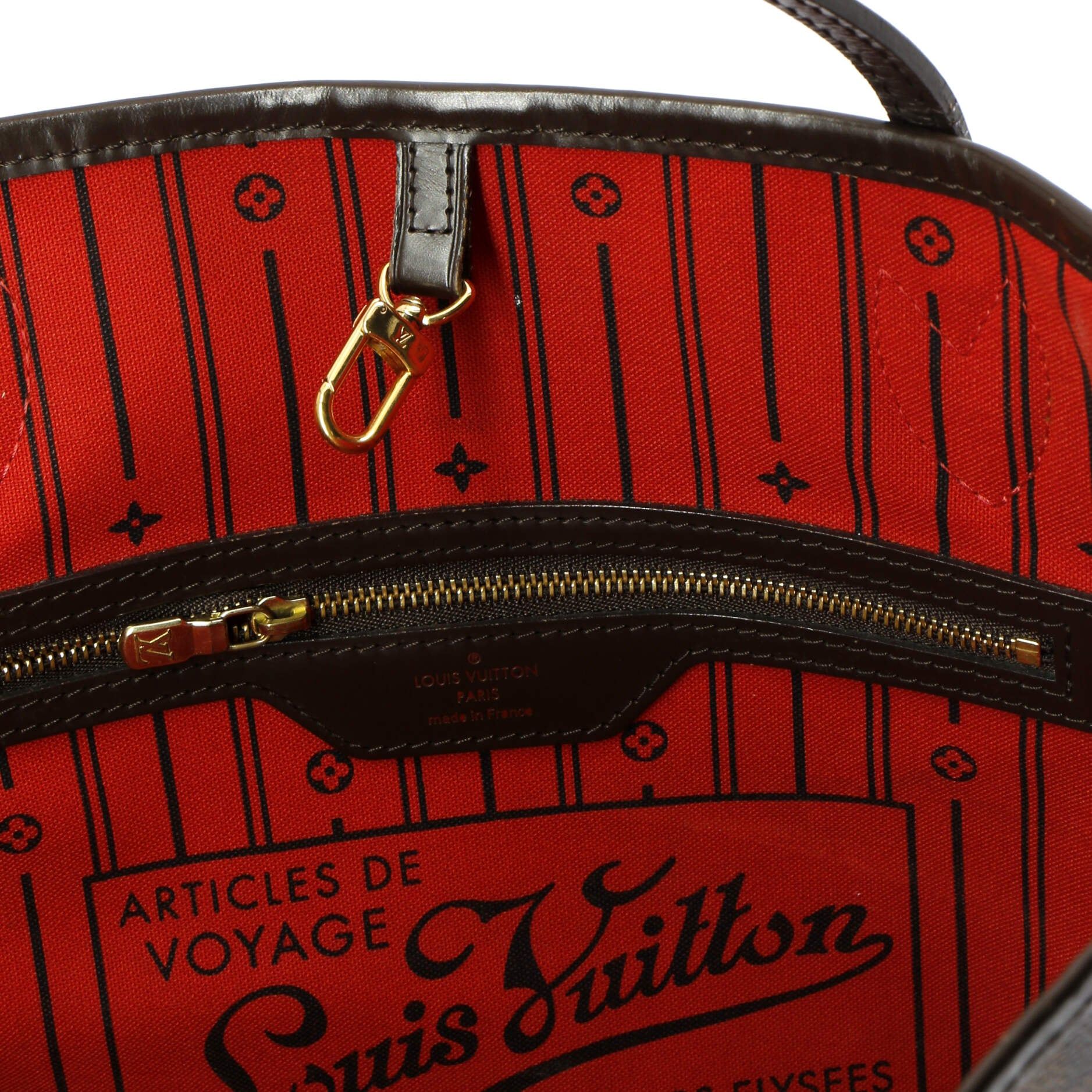 Louis Vuitton Neverfull Nm Tote Damier Mm