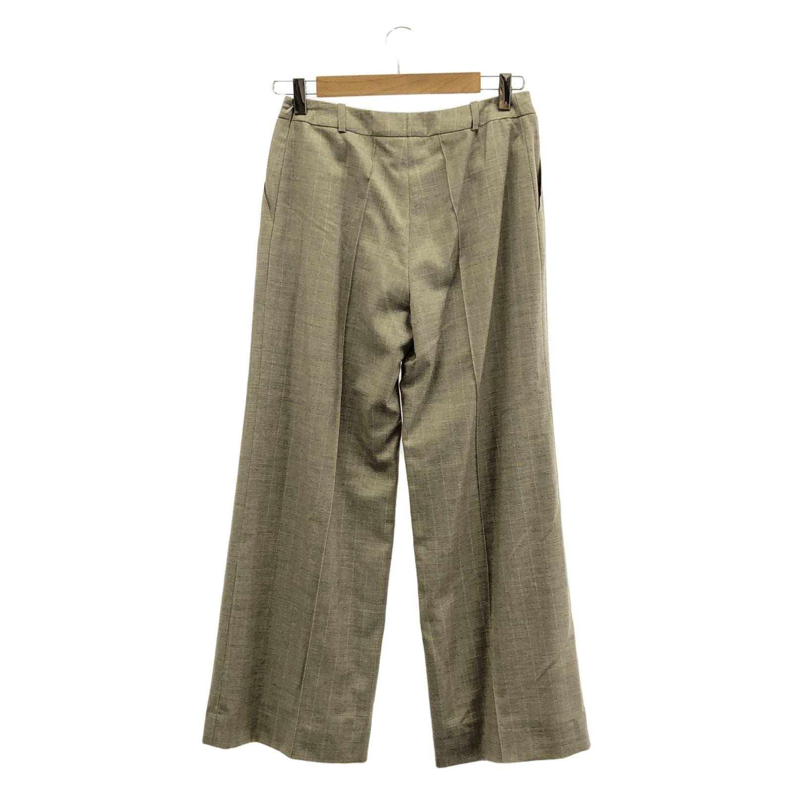 Chanel Beige Pants Wool P 22290v 13192