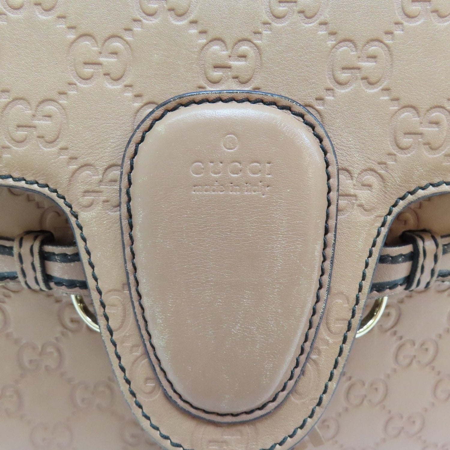 Gucci Guccissima Emily Shoulder Bag Calfskin Pink 295403