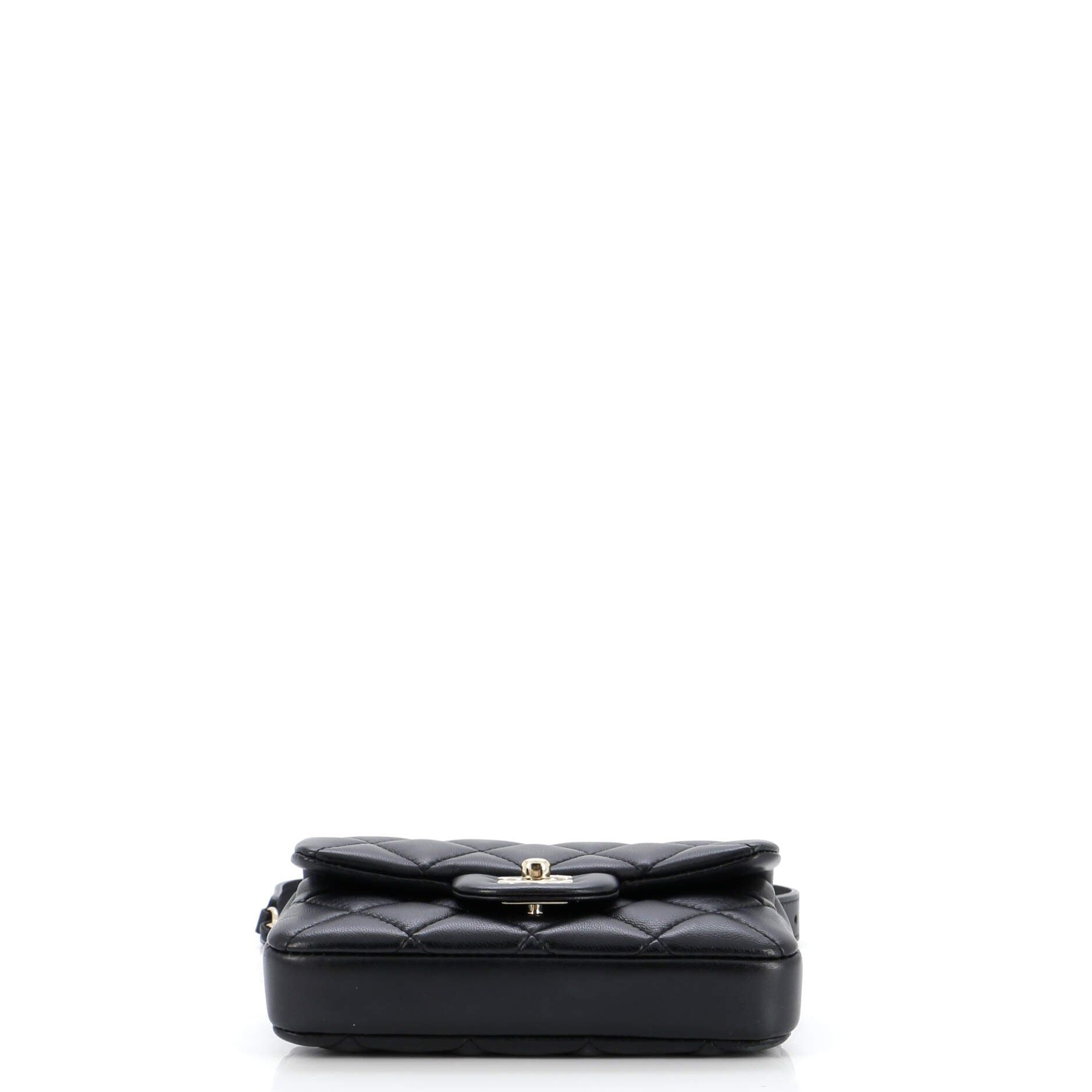 Chanel My Precious Pearls Waist Bag Quilted Lambskin Mini