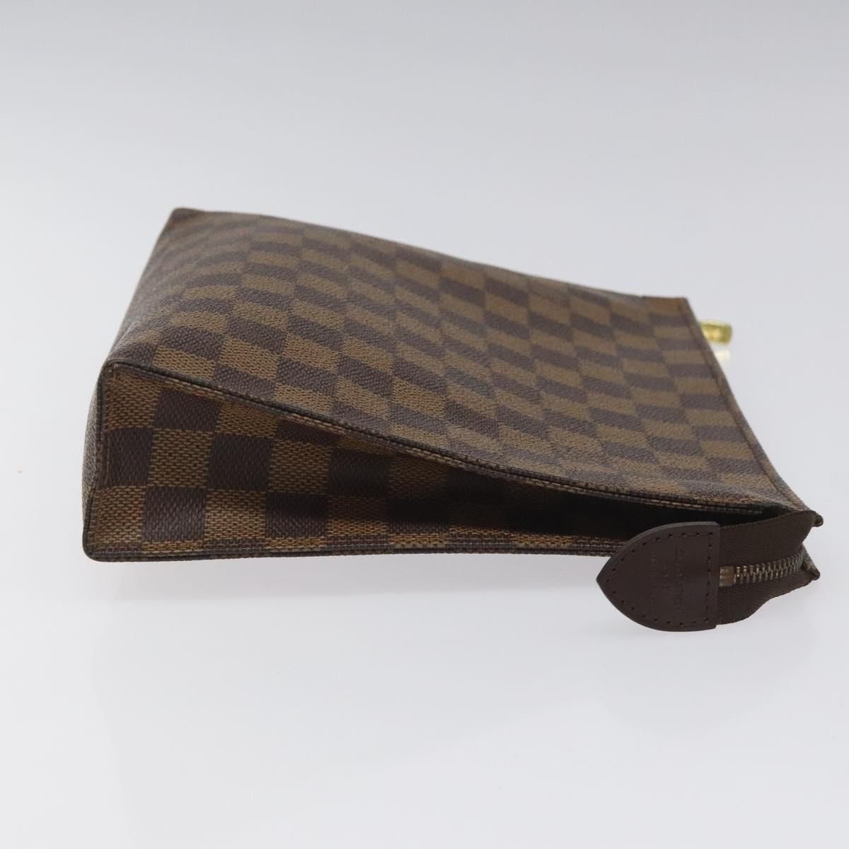 Louis Vuitton Damier Ebene Poche Toilette 26 Pouch N 47543 Lv Auth
