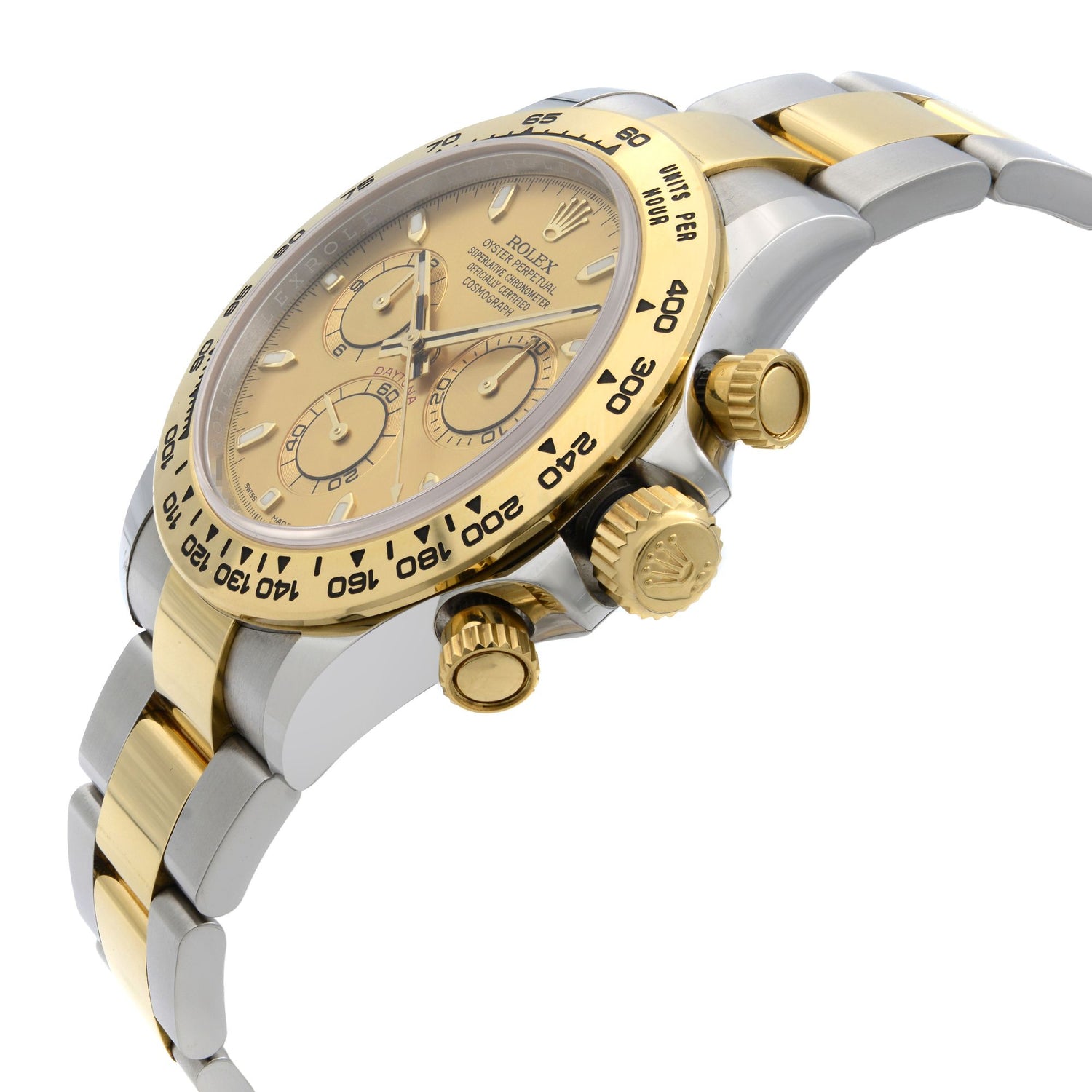 Rolex Daytona Steel 18K Yellow Gold Champagne Dial Mens Automatic Watch 116503