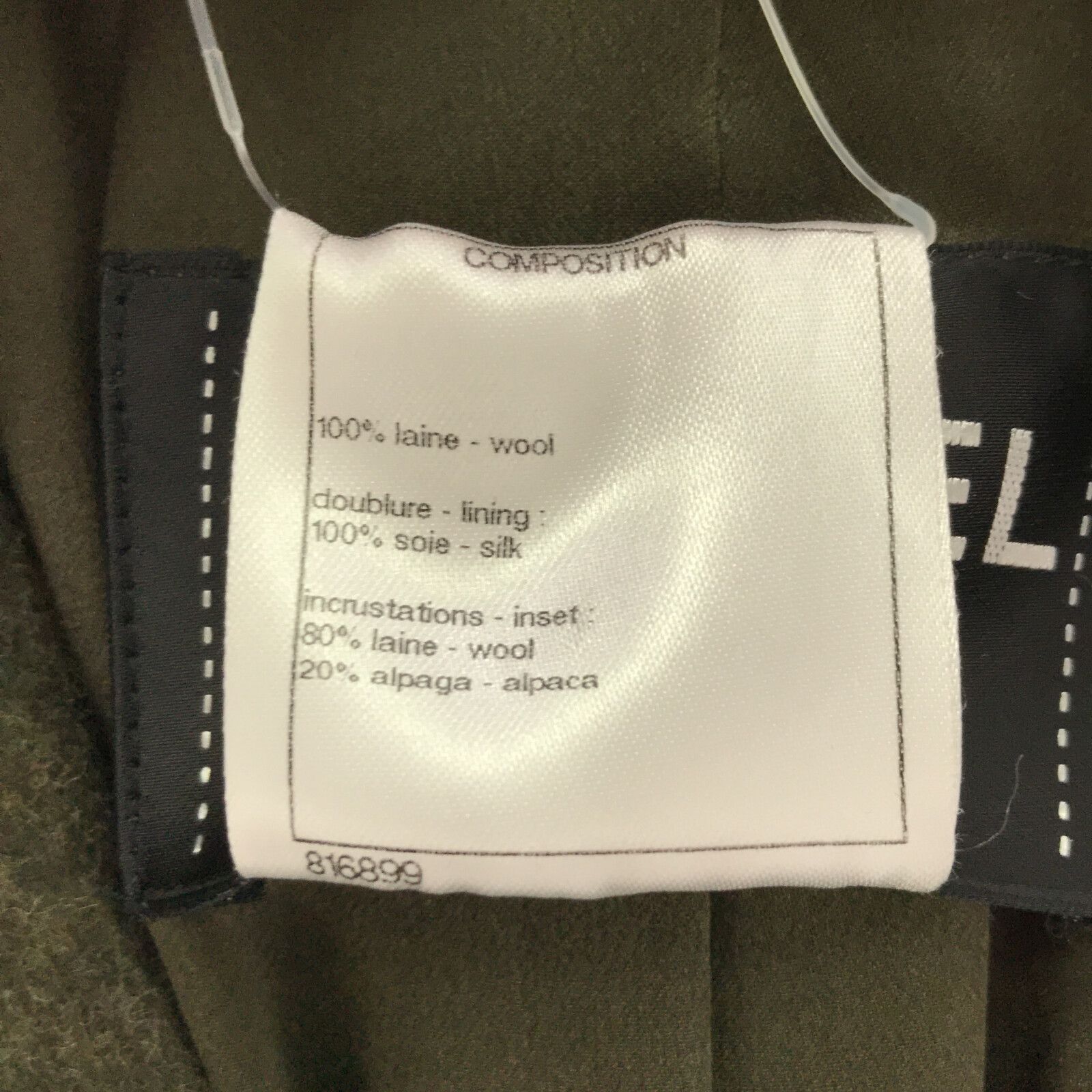 Chanel Green Wool Coat P 517704w 05664