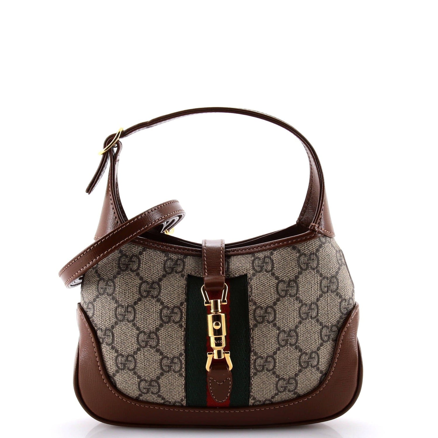 Gucci Jackie 1961 Hobo Gg Coated Canvas Mini