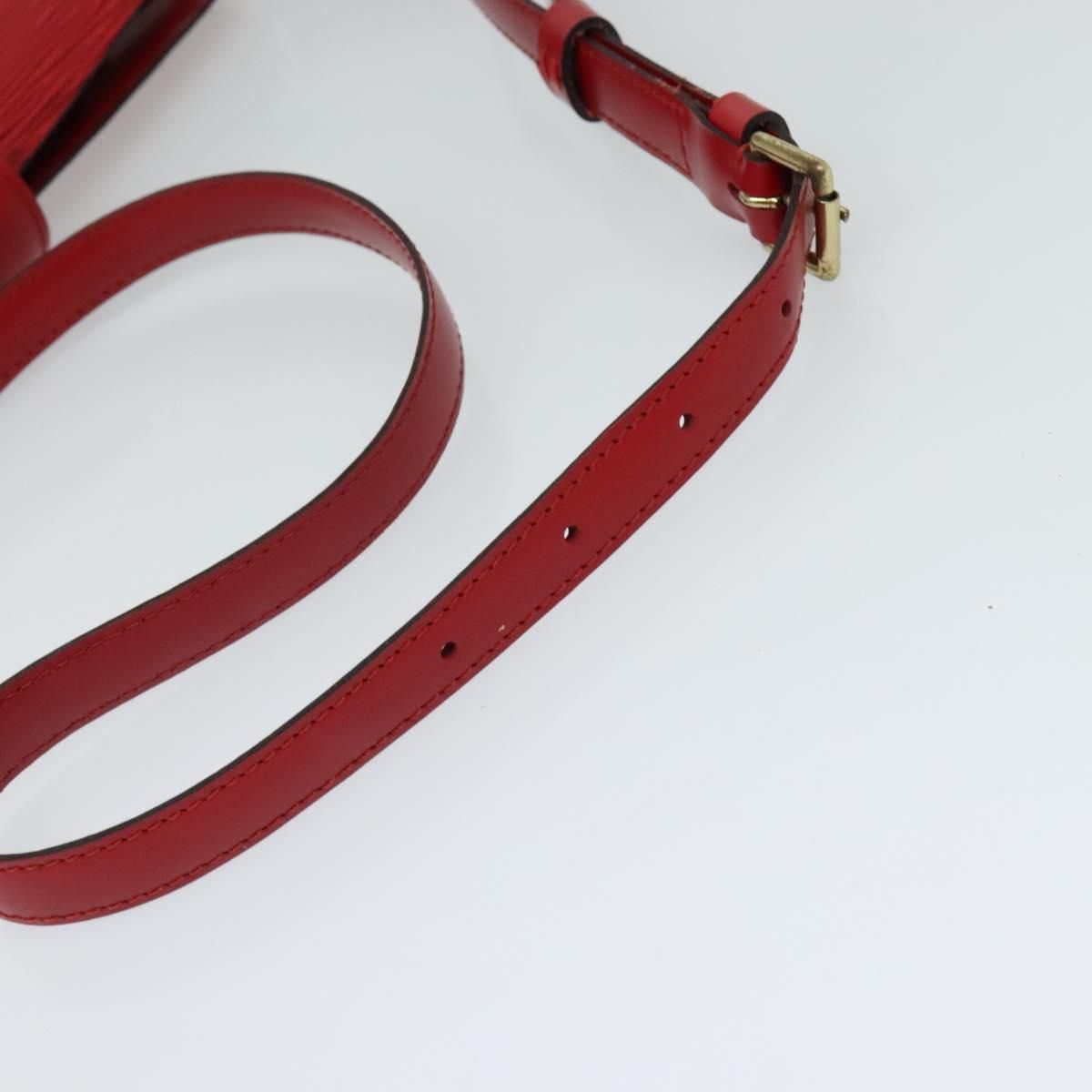 Louis Vuitton Epi Capuchin Shoulder Bag Red M 52347 Lv Auth
