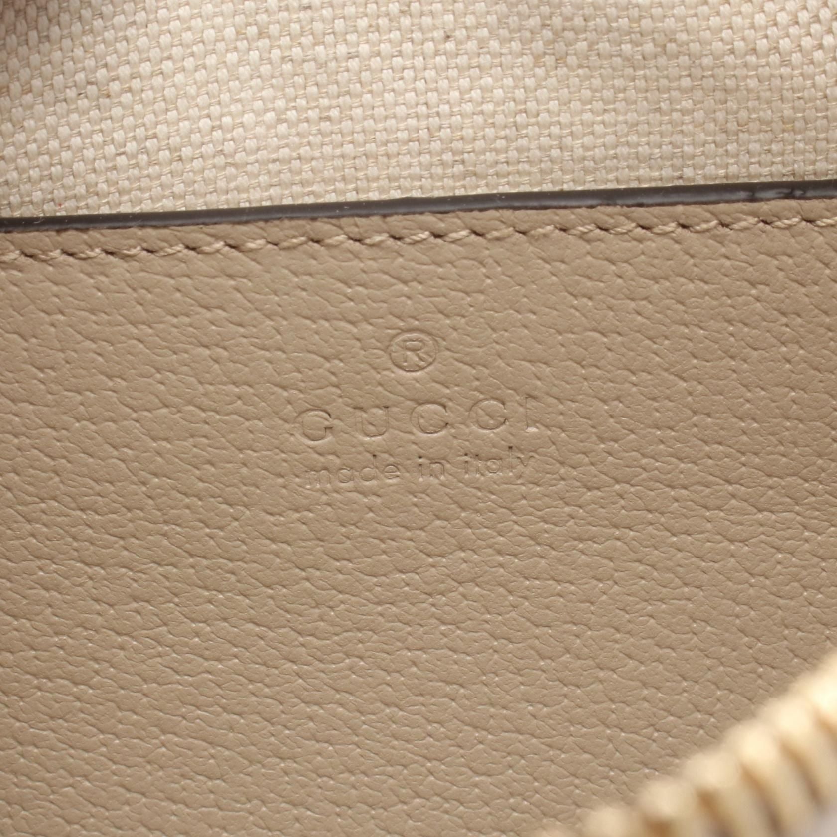 Gucci Ophidia Gg Supreme Mini Shoulder Bag Beige Green Red Pvc Coated Canvas 8163592zgmn 9643