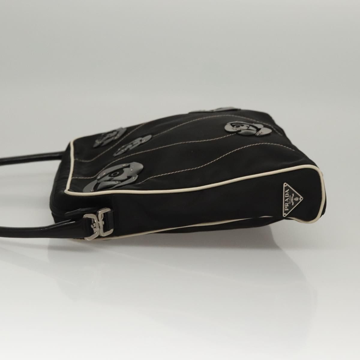 Prada Shoulder Bag Nylon Black Auth