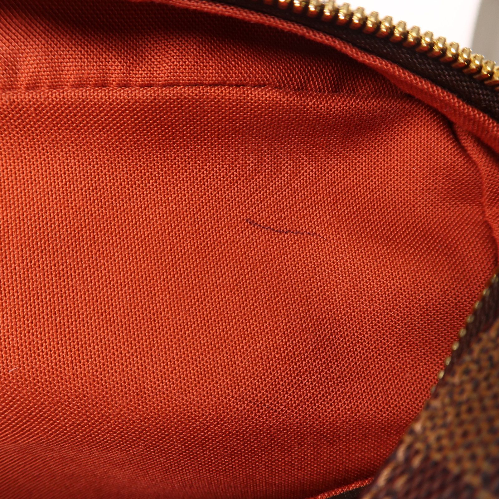 Louis Vuitton Damier Naviglio Gold Shoulder Bag Brown Shoulder Bag N 45255