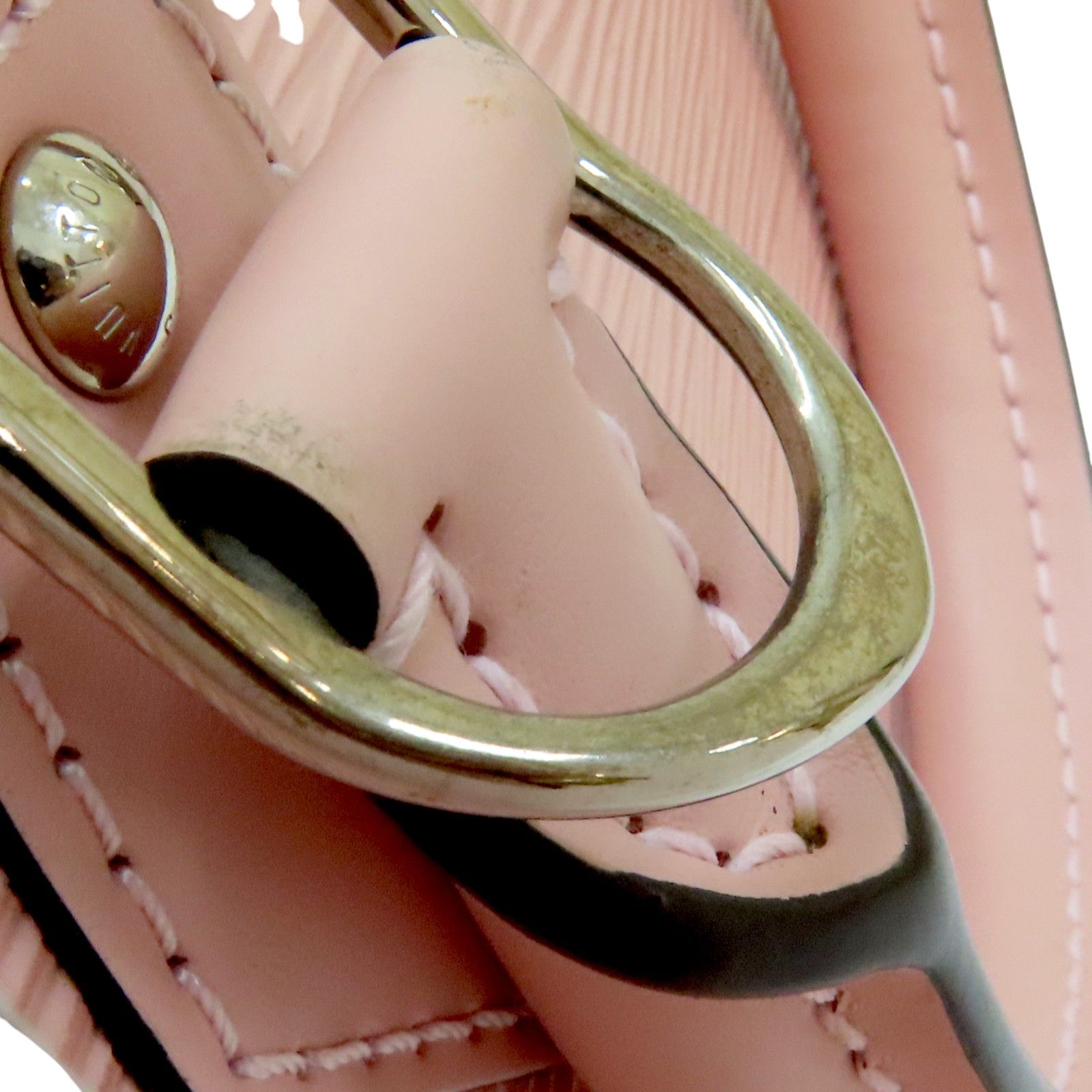 Louis Vuitton Alma Bb Shoulder Bag Epi Leather Pink (no Key) M 41327