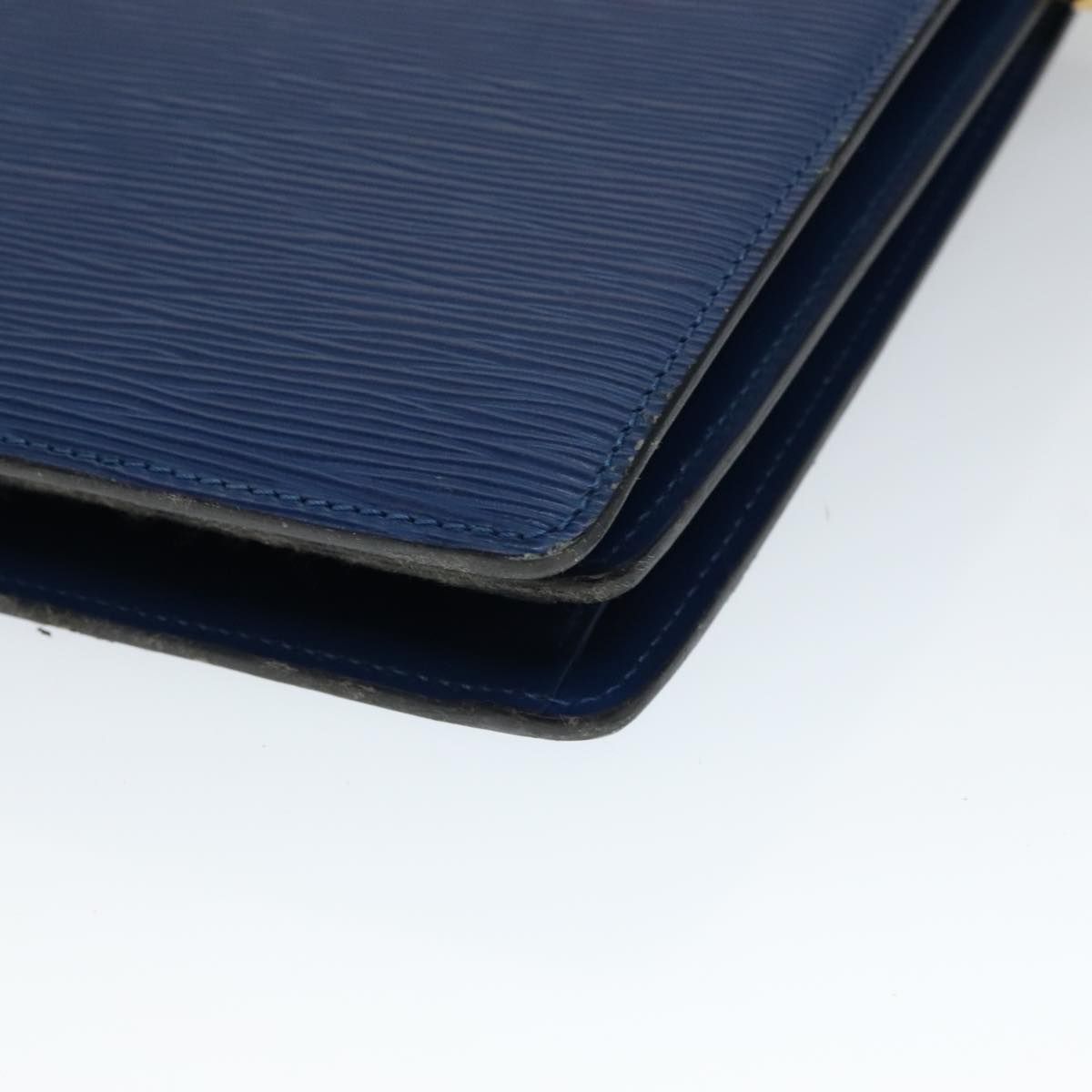 Louis Vuitton Epi Capuchin Shoulder Bag Blue M 52345 Lv Auth
