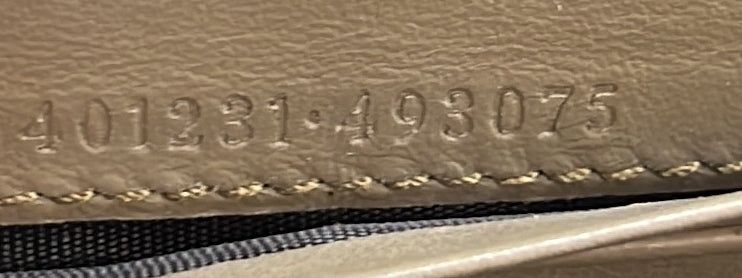 Gucci Dionysus Chain Wallet Gg Coated Canvas Small