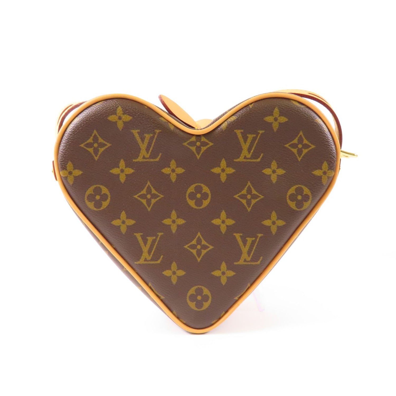Louis Vuitton Monogram Game On Coeur Gold Chest Bag Brown Shoulder Bag M 57456