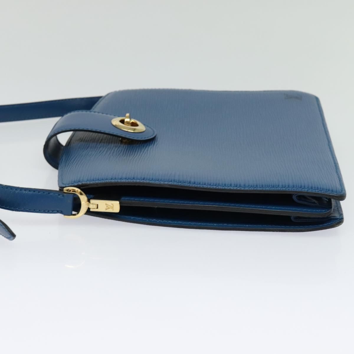 Louis Vuitton Epi Capuchin Shoulder Bag Blue M 52345 Lv Auth