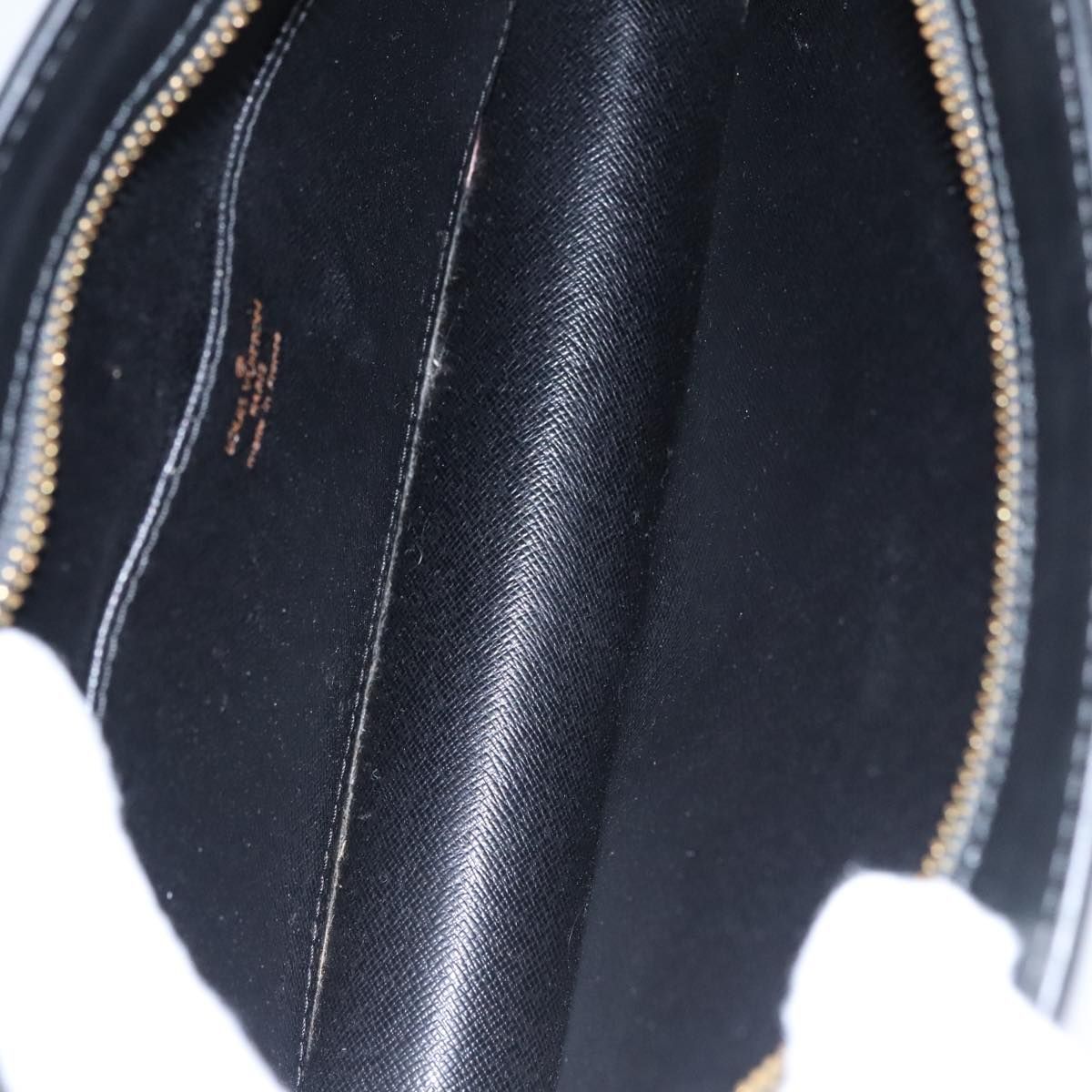 Louis Vuitton Epi Pochette Homme Clutch Bag Black Noir M 52522 Lv Auth