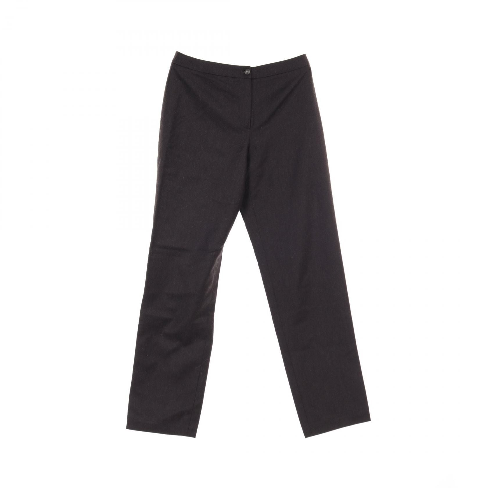Chanel Brown Pants Wool Cashmere P 21956