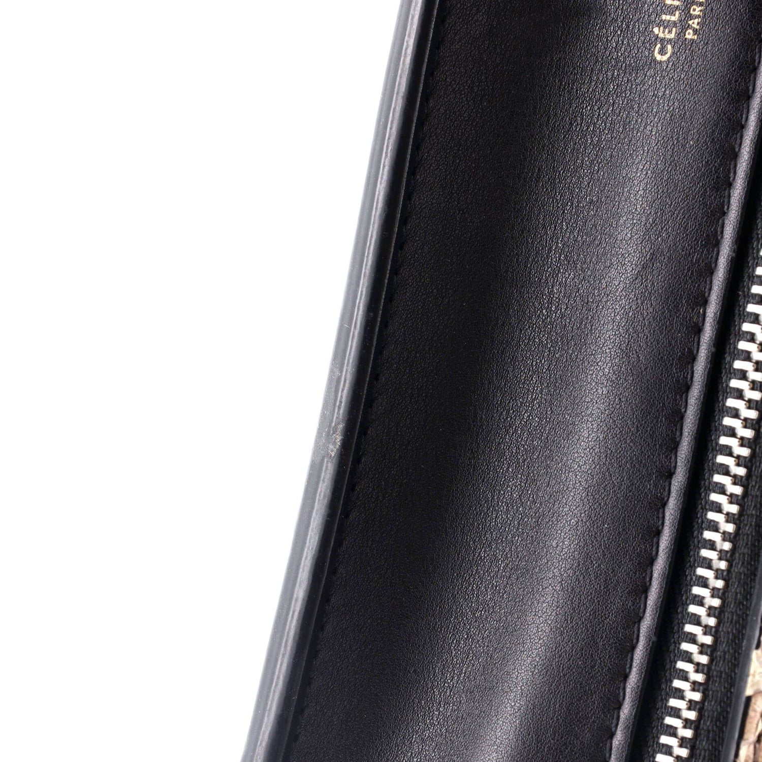 Celine Edge Bag Python And Leather Medium