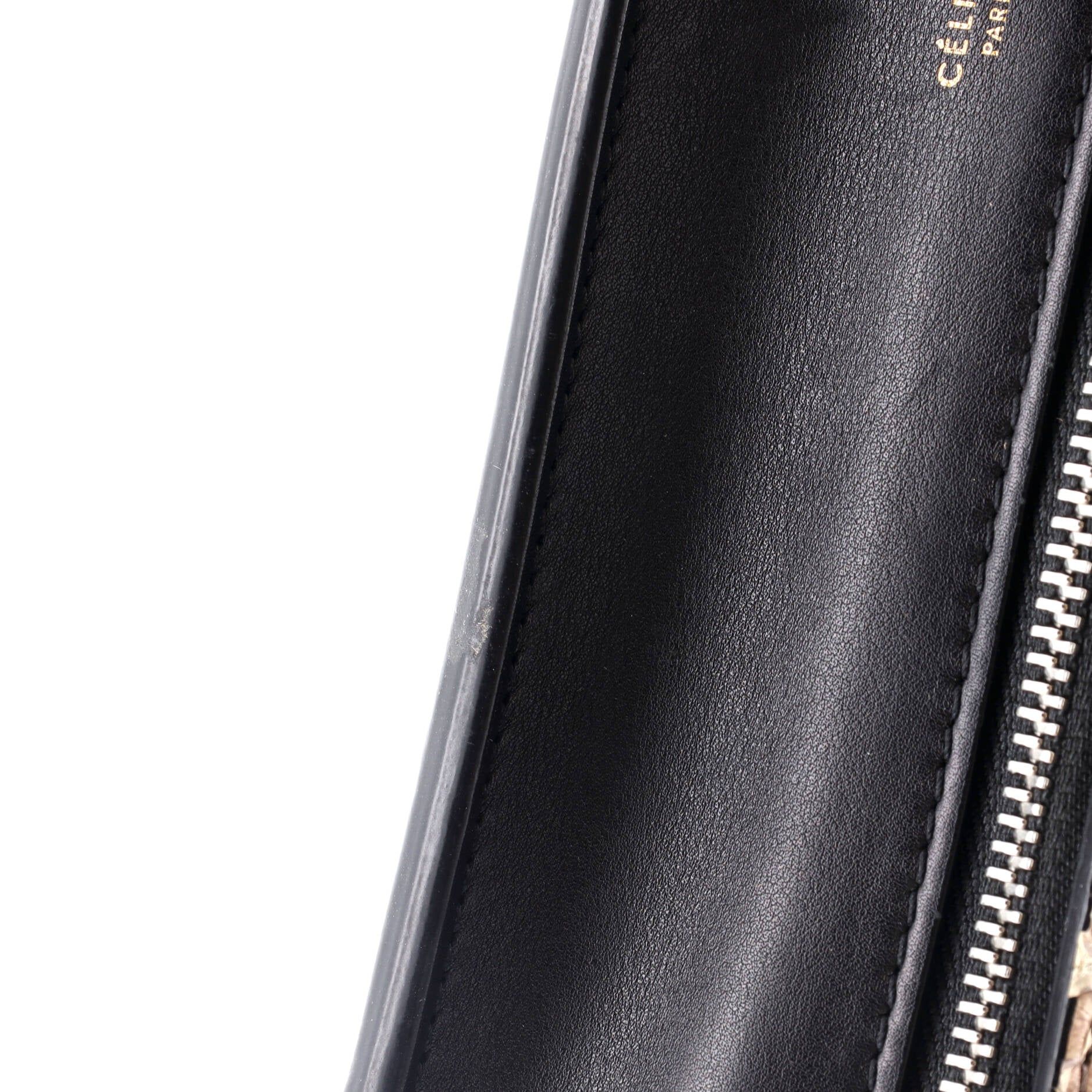 Celine Edge Bag Python And Leather Medium