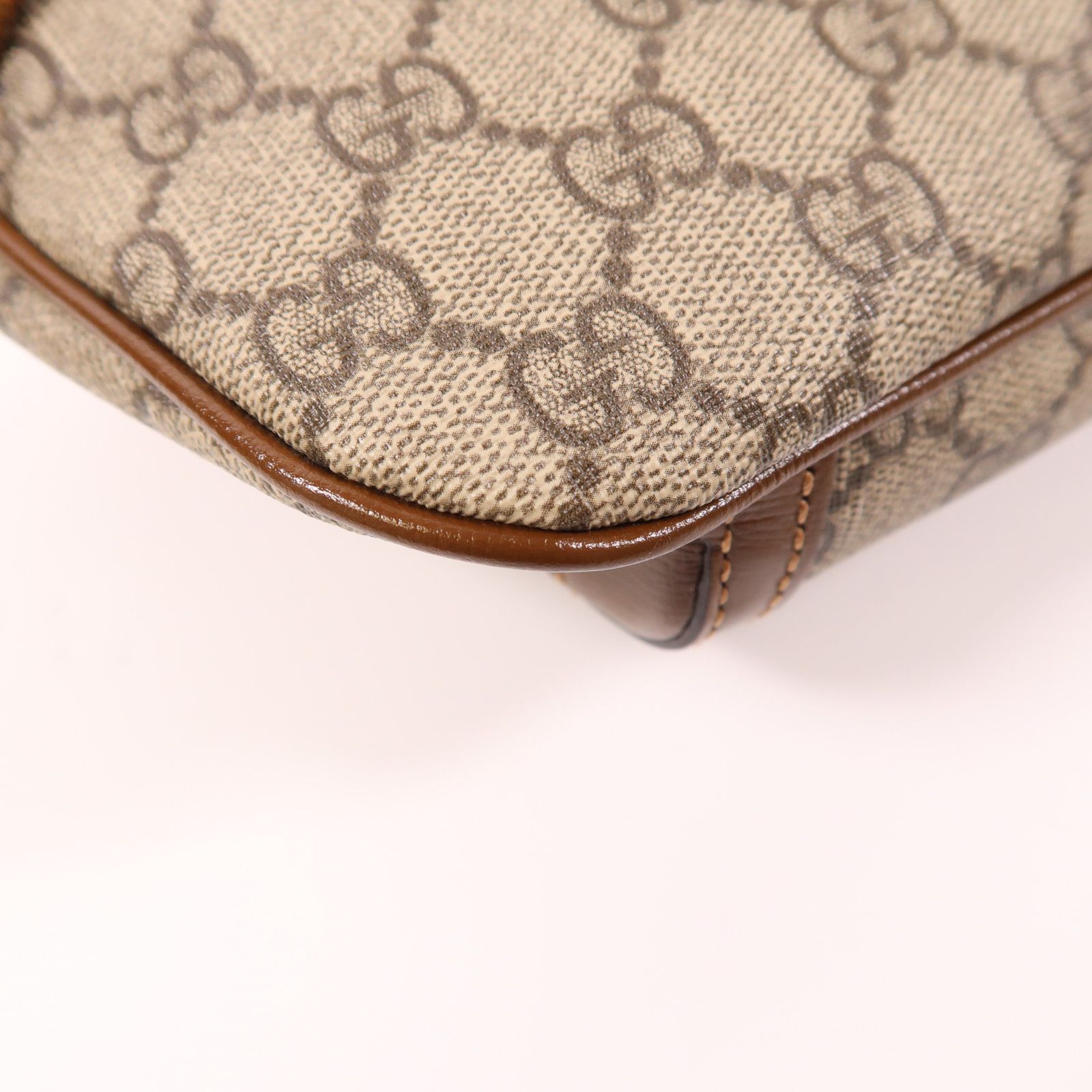 Gucci GG Supreme Monogram Textured Calfskin Retro Interlocking G Belt Bag