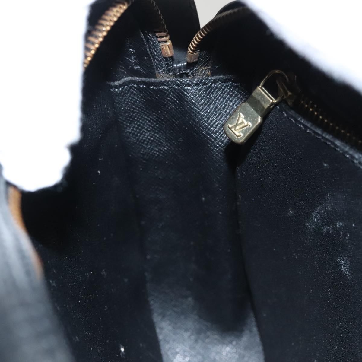 Louis Vuitton Epi Jeune Fille Mm Shoulder Bag Black M 52152 Lv Auth