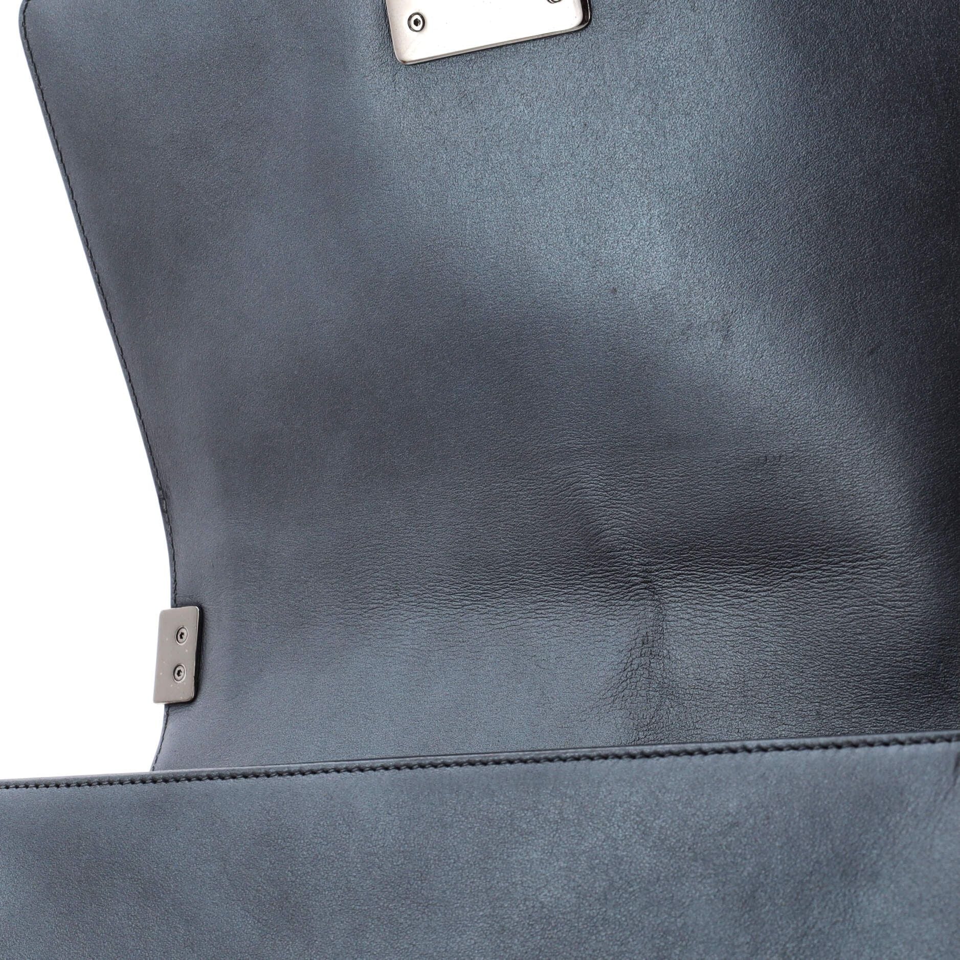 Chanel Boy Flap Bag Studded Leather Old Medium