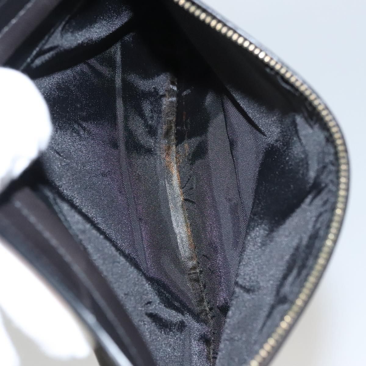 Bottega Veneta Pouch Leather Black Auth