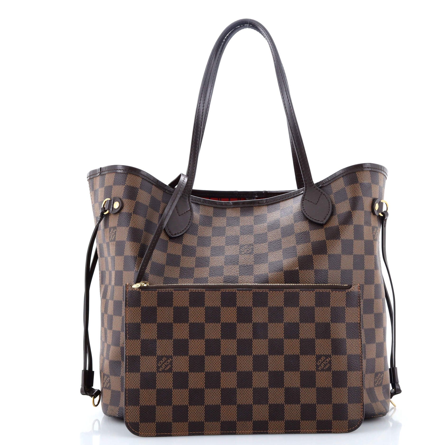 Louis Vuitton Neverfull Nm Tote Damier Mm