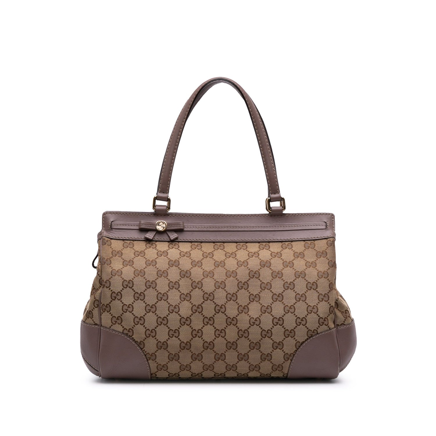 Gucci GG Canvas Mayfair Tote Brown