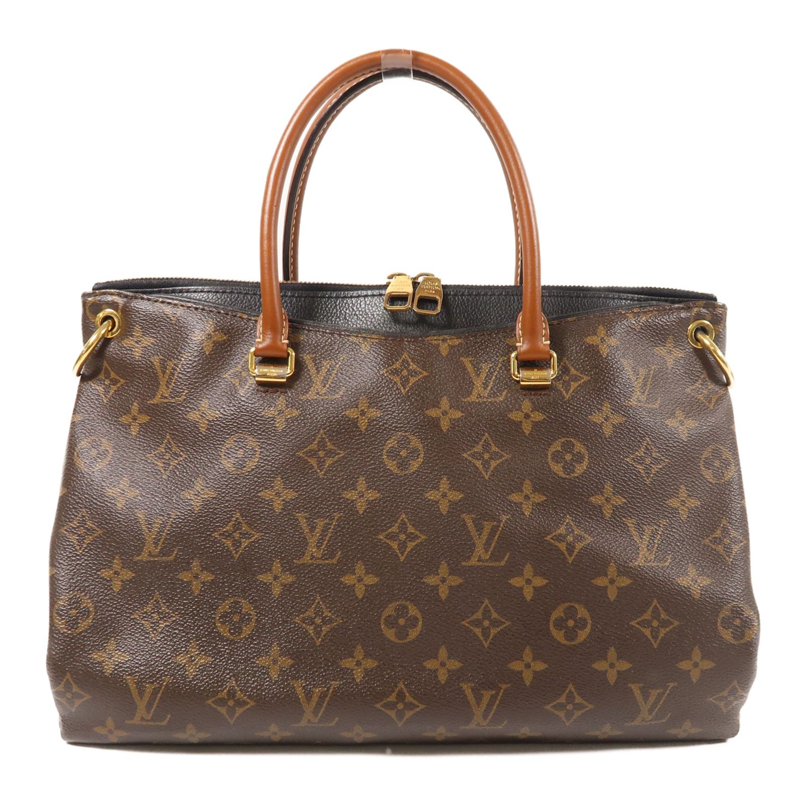 Louis Vuitton Monogram Pallas Hand-milled Shoulder And Back Bags Brown Noir 2way Shoulder Bag M 41064