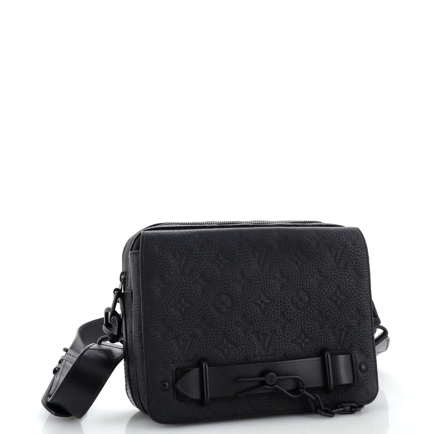 Louis Vuitton Steamer Messenger Bag Monogram Taurillon Leather