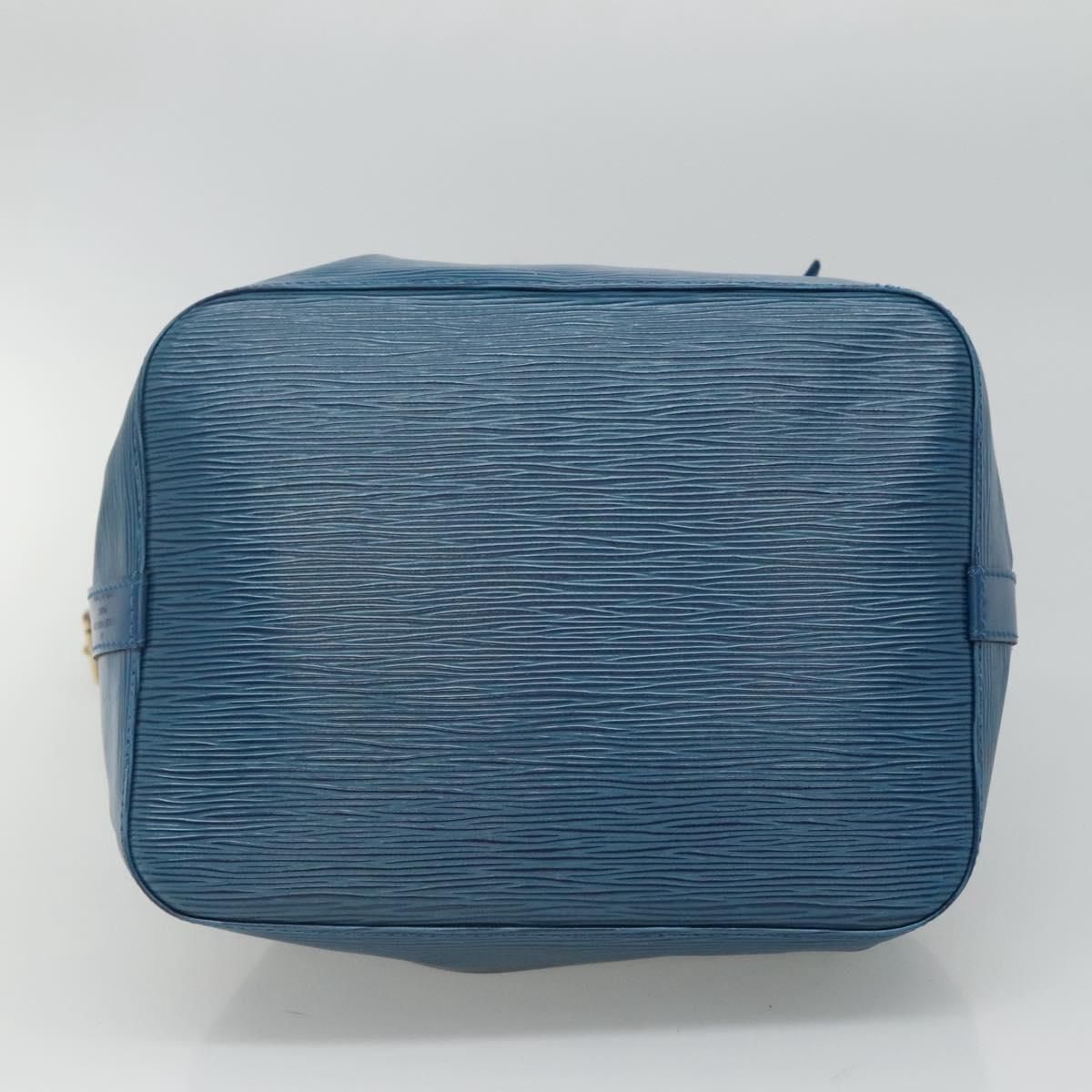 Louis Vuitton Epi Petit Noe Shoulder Bag Blue M 44105 Lv Auth