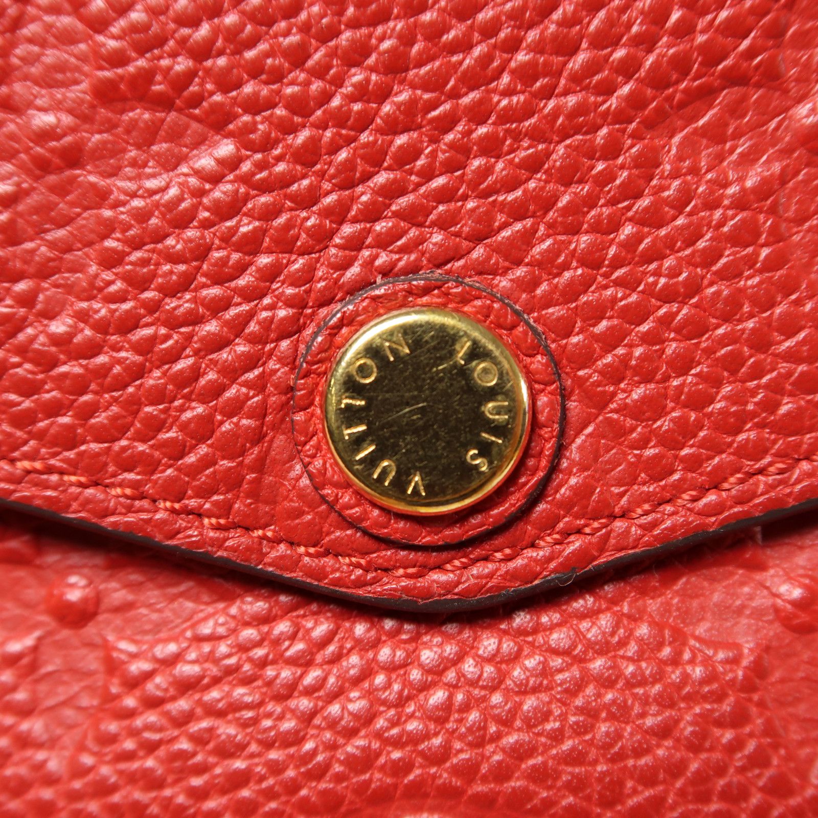 Louis Vuitton Empreinte Card Case Red Card Case M 60634