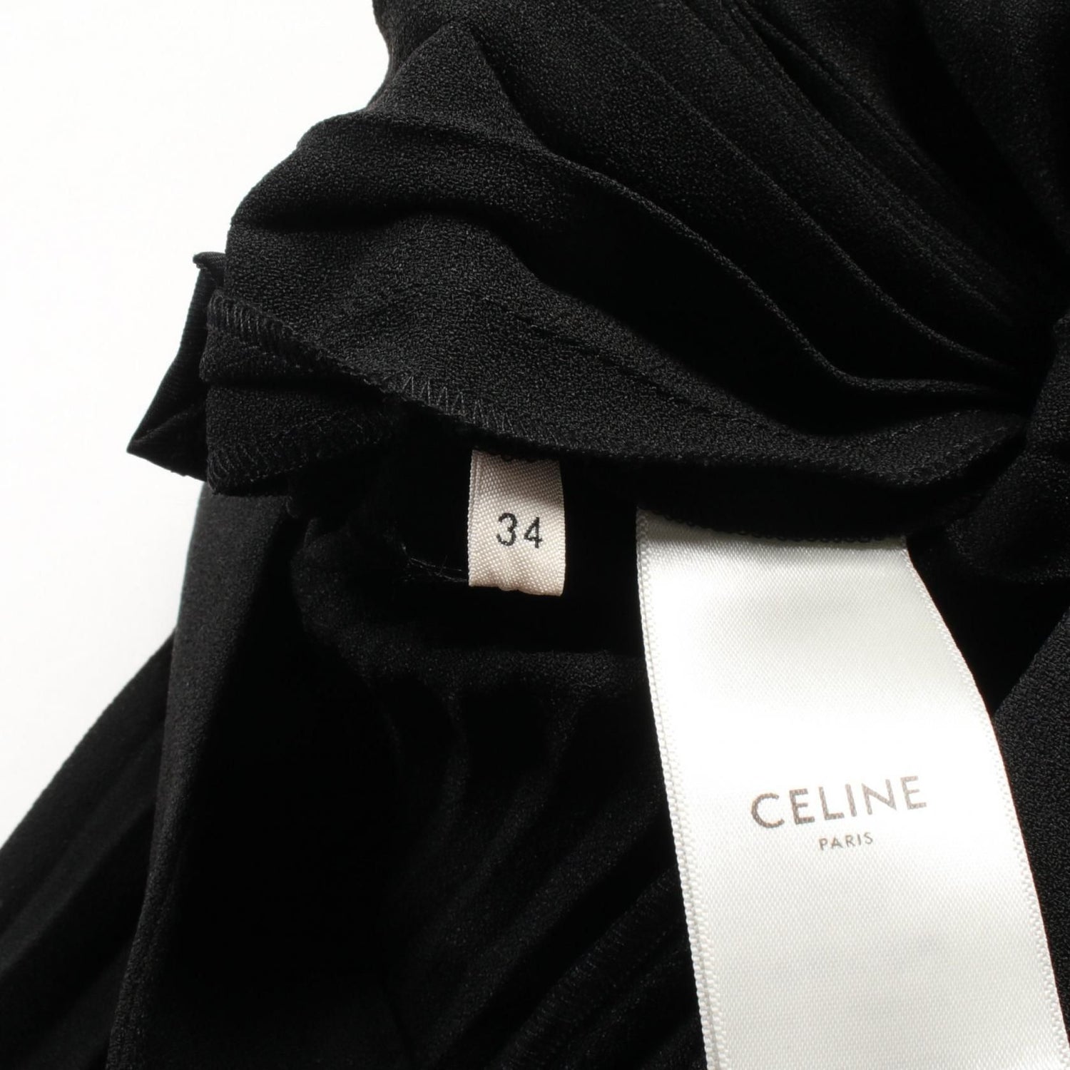 Celine Pants Black Rayon Acetate 2p 005865c