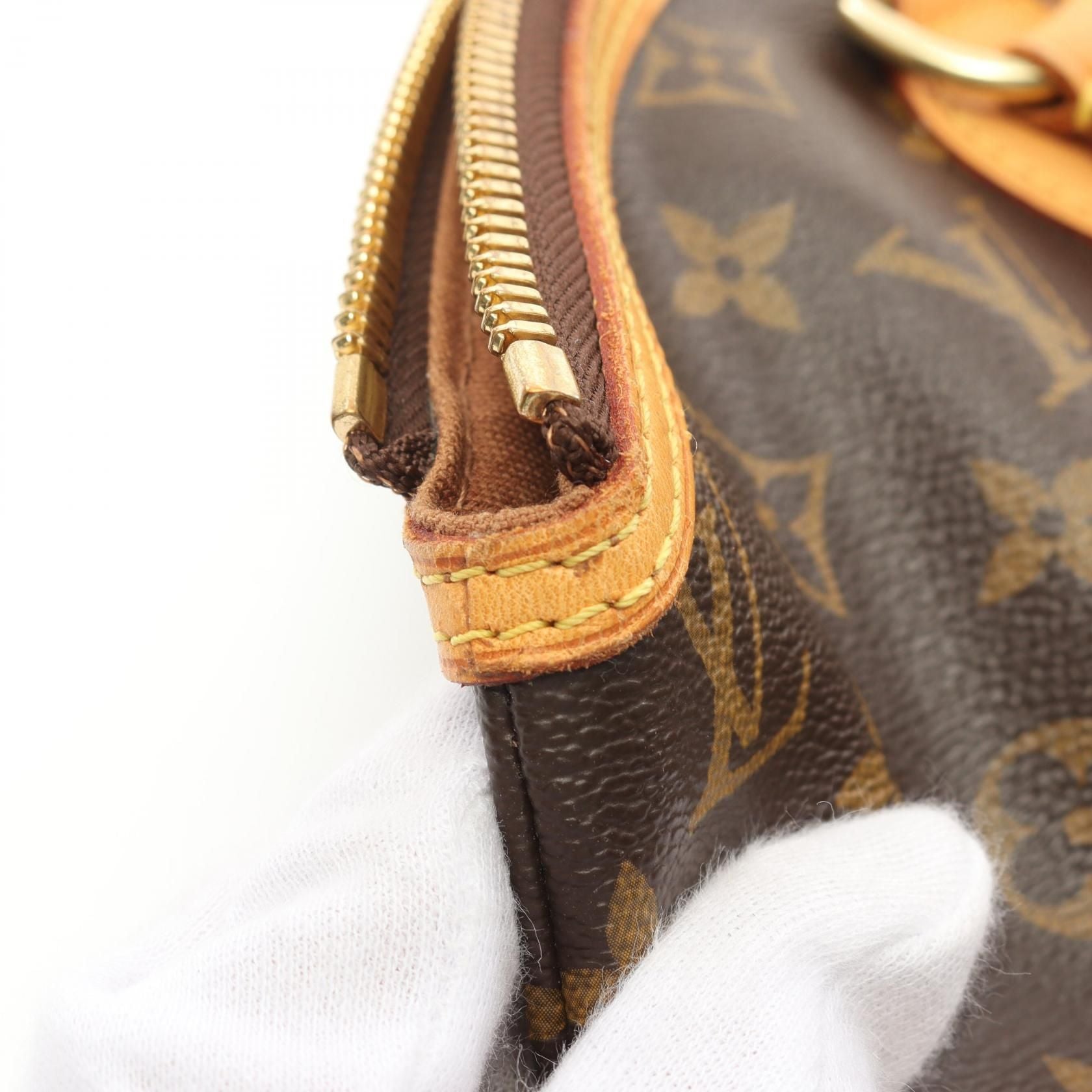 Louis Vuitton Lockit Horizontal Tote Bag M 40104 Monogram Canvas Brown Lv