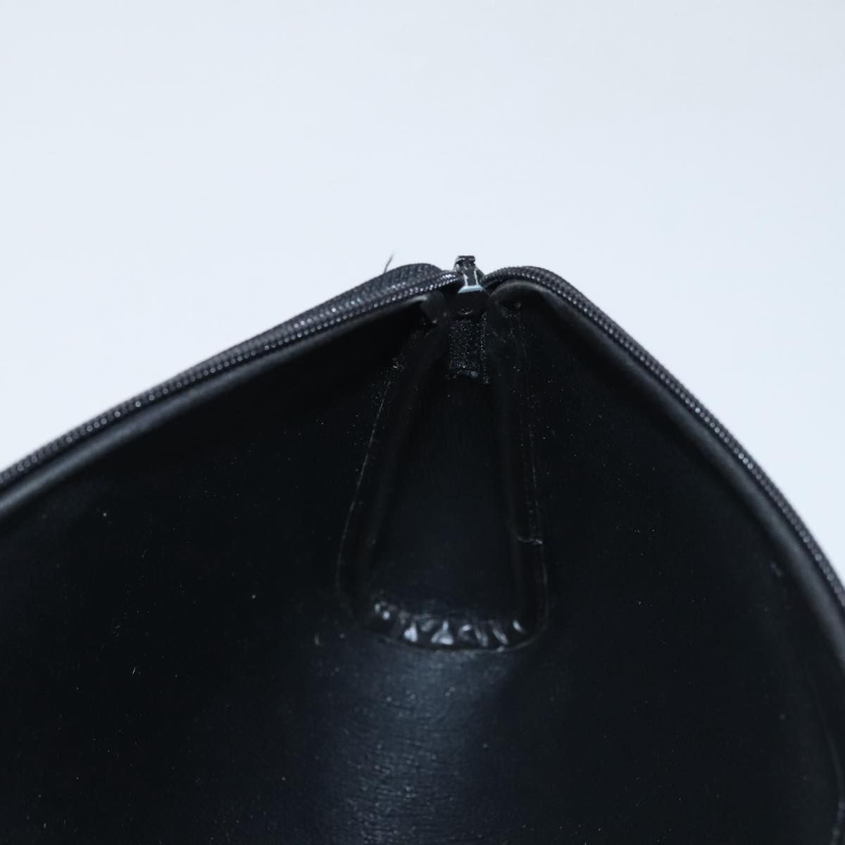 Christian Dior Trotter Canvas Clutch Bag Black Auth