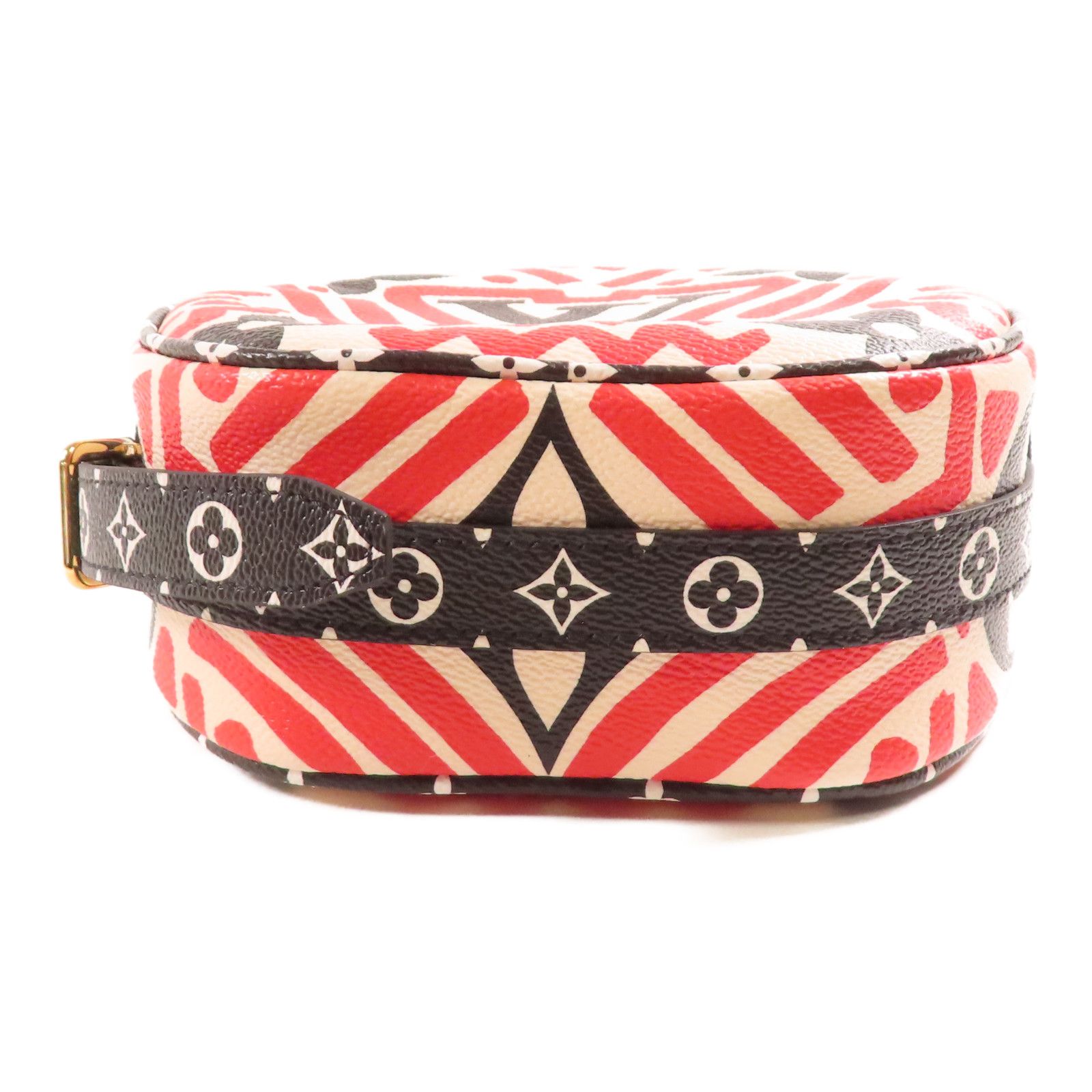 Louis Vuitton Monogram Giant Boite Chapeau Gold Shoulder Bag Red Black White Shoulder Bag M 45366