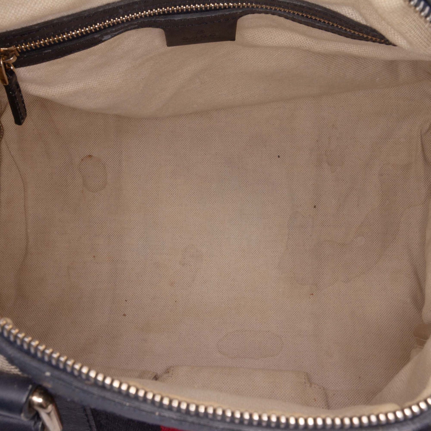 Gucci Medium GG Canvas Web Joy Boston Bag Brown