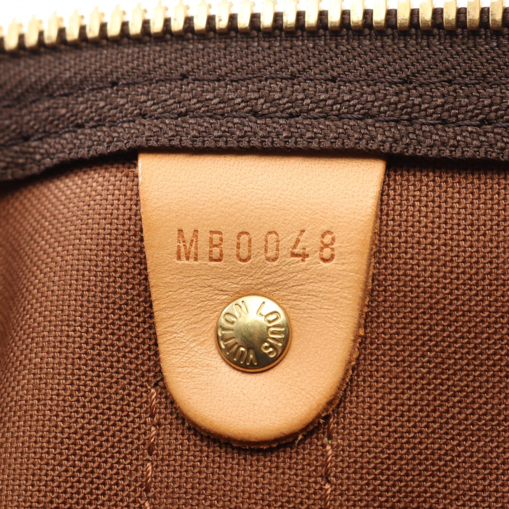 Louis Vuitton Keepall Bandriere 60 Brown Boston Bag M 41412