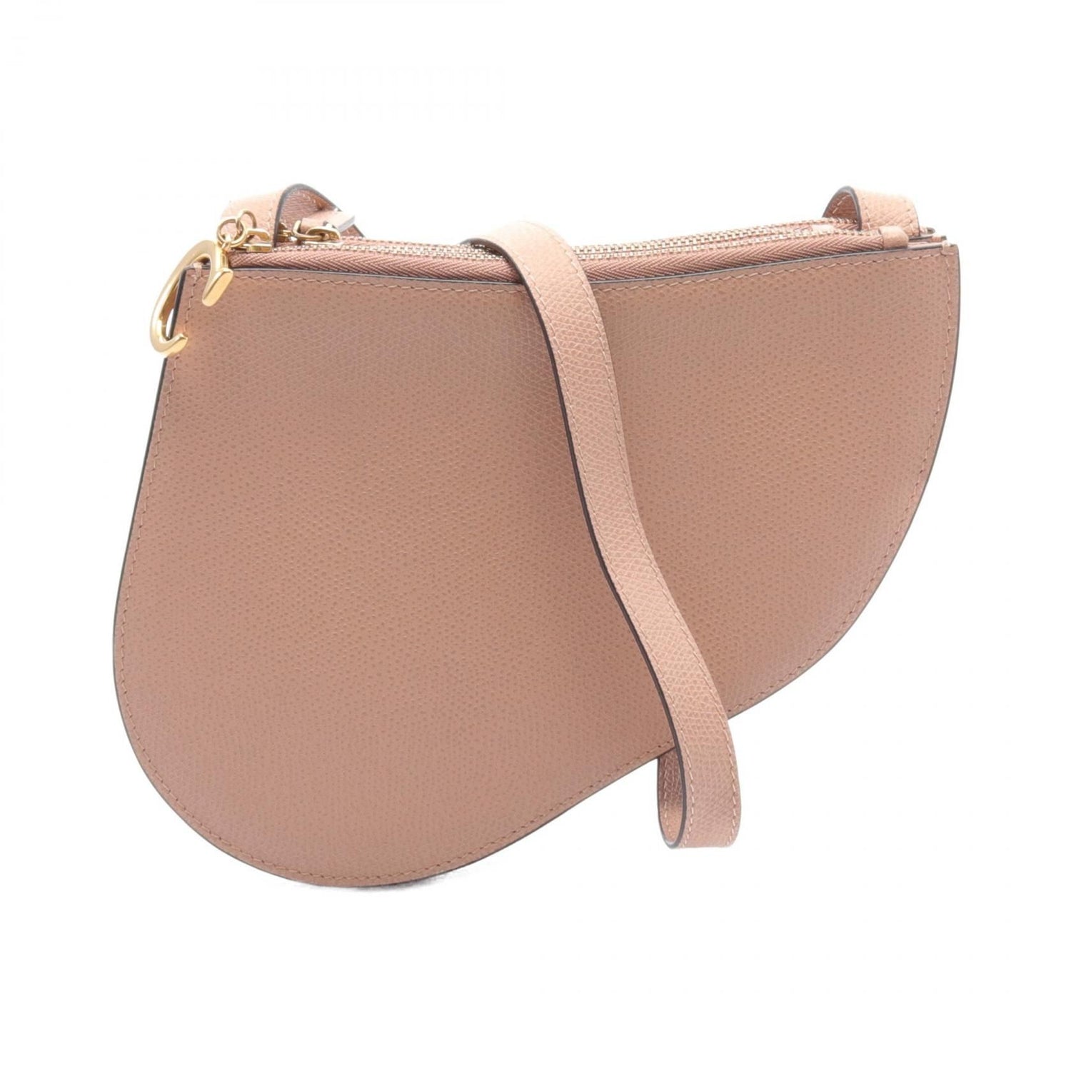 Dior Saddle Saddle Shoulder Bag Pink Leather