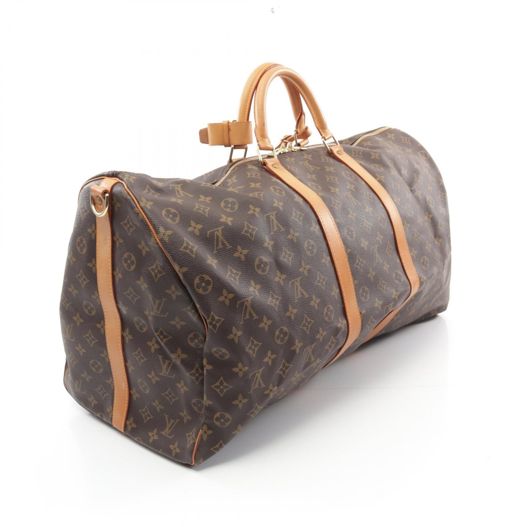Louis Vuitton Keepall Bandriere 60 Brown Boston Bag M 41412