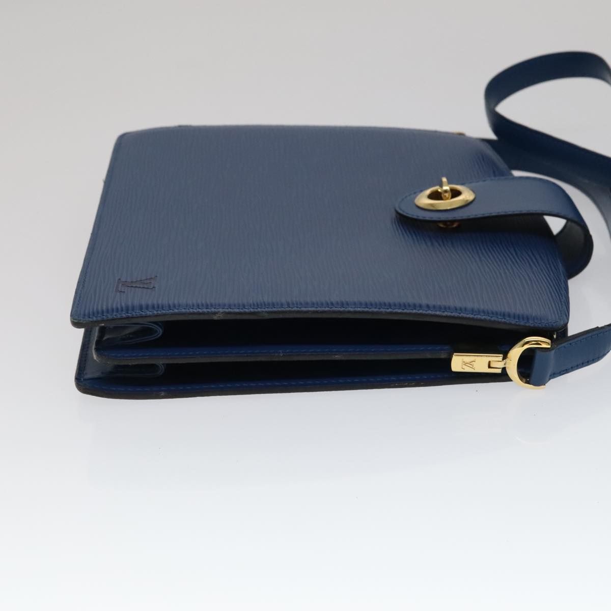 Louis Vuitton Epi Capuchin Shoulder Bag Blue M 52345 Lv Auth